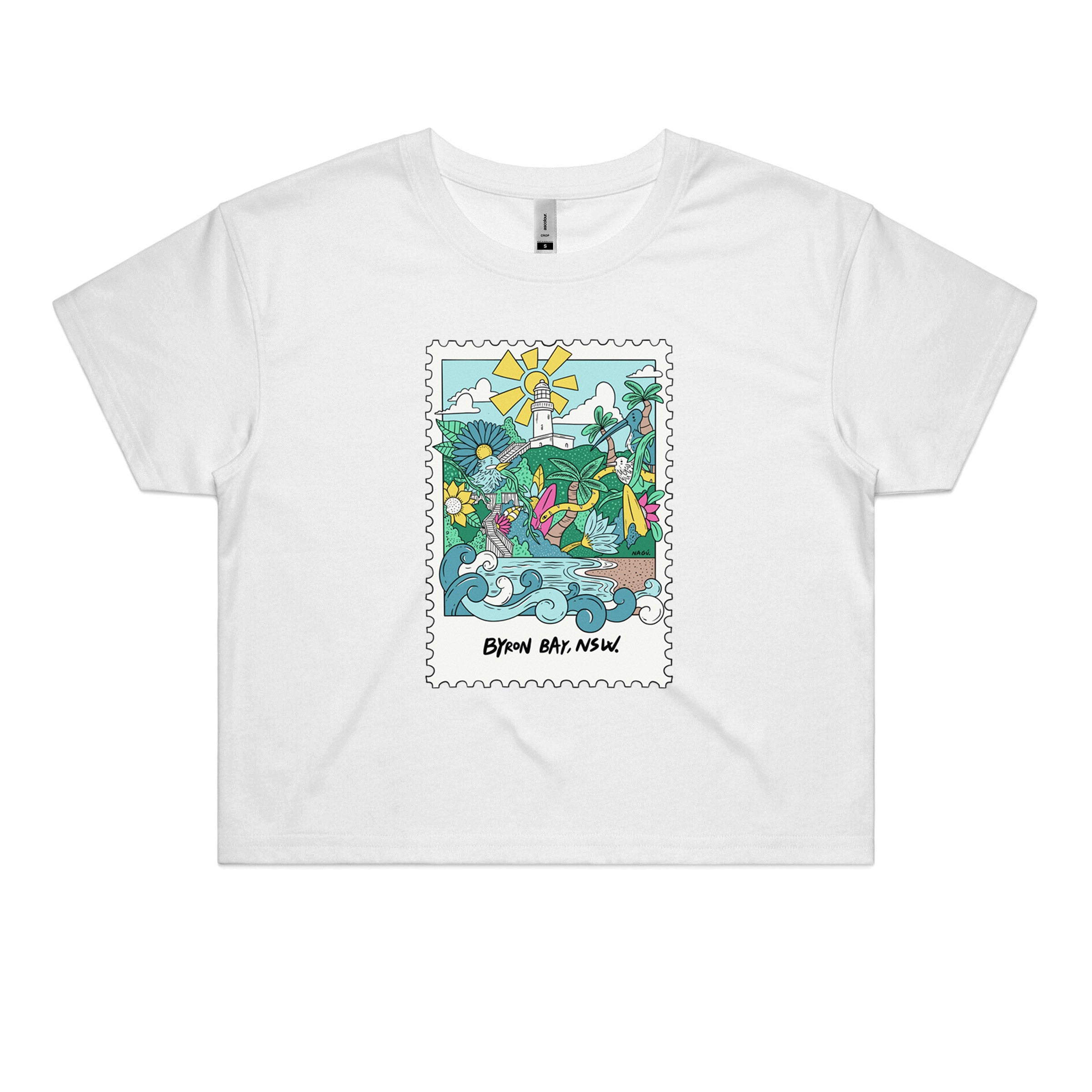 Dr.Moose T-Shirts Crop Dr.Moose X NAGU Byron Lighthouse Crop