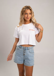 Dr.Moose T-Shirts Crop White / L Tropical Vibes Crop