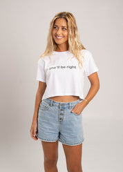Dr.Moose T-Shirts Crop White / M She'll Be Right Crop
