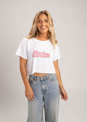 Dr.Moose T-Shirts Crop White / XS Broke Crop