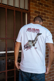 Dr.Moose T-Shirts Powerfish Get The Dog White Tee
