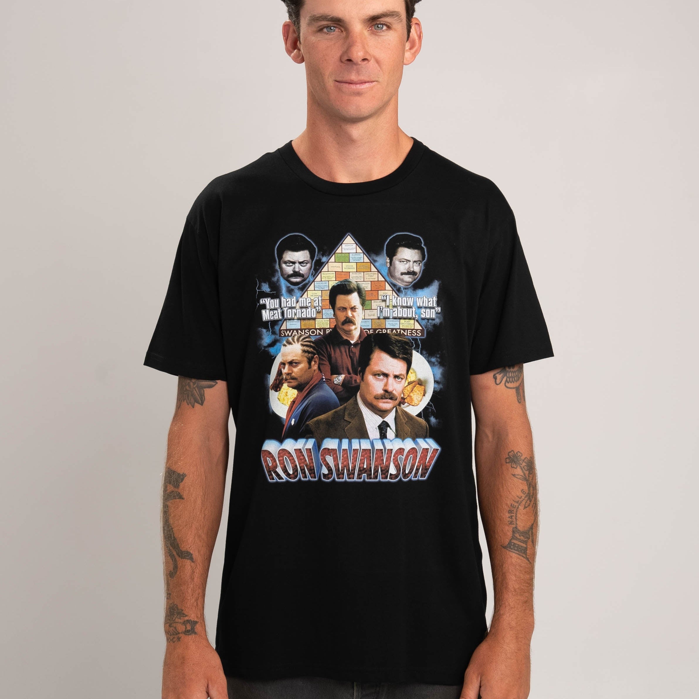  L Ron Meat Tornado 90's Bootleg Rap T-Shirt