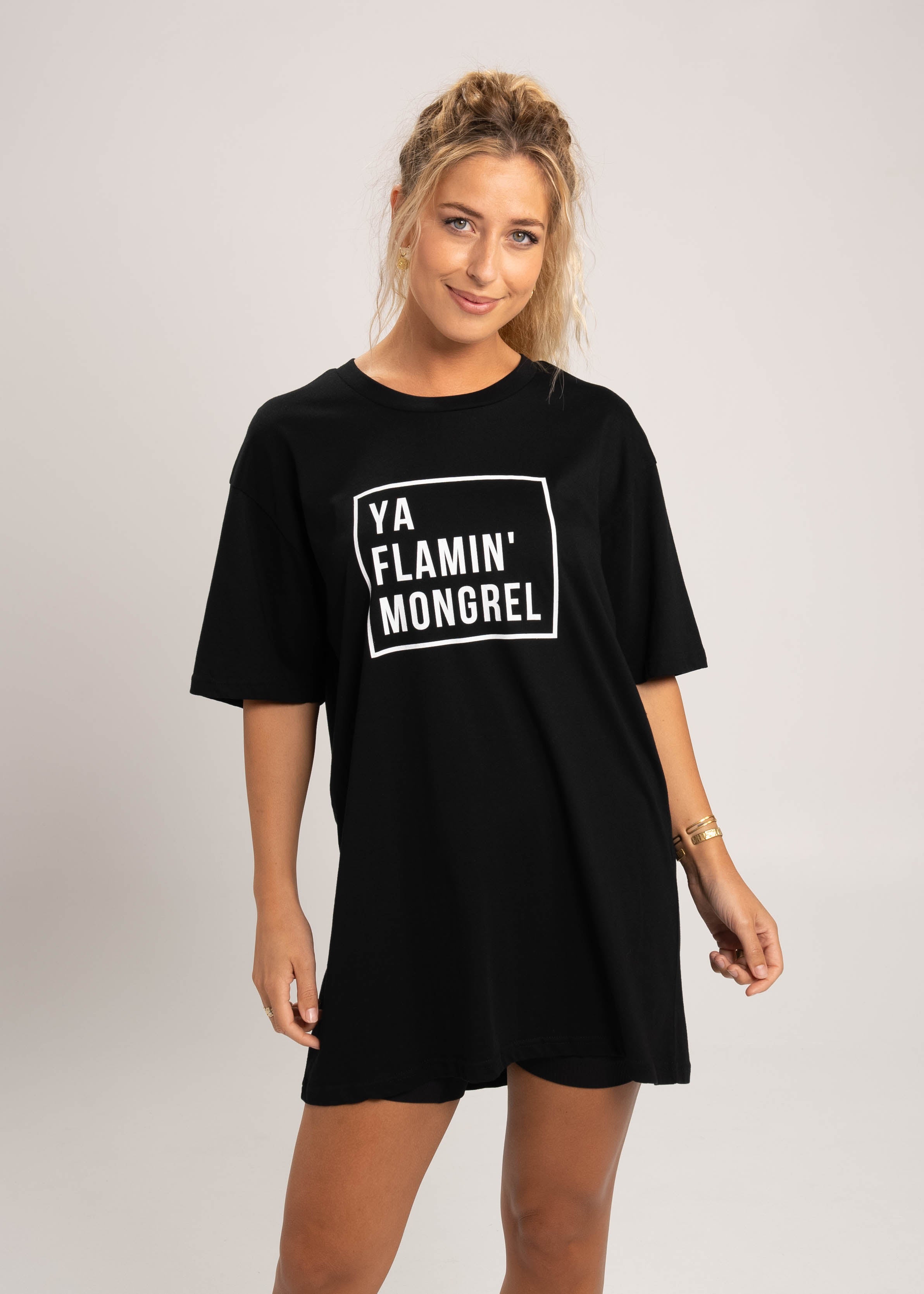 Dr.Moose T-Shirts T-Shirt Black / M Ya Flamin' Mongrel T-Shirt