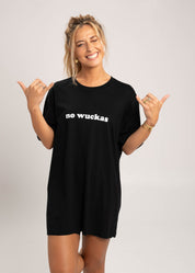 Dr.Moose T-Shirts T-Shirt Black / S No Wuckas T-Shirt