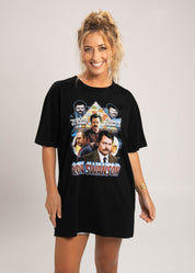 Dr.Moose T-Shirts T-Shirt Black / S Ron Meat Tornado 90's Bootleg Rap T-Shirt