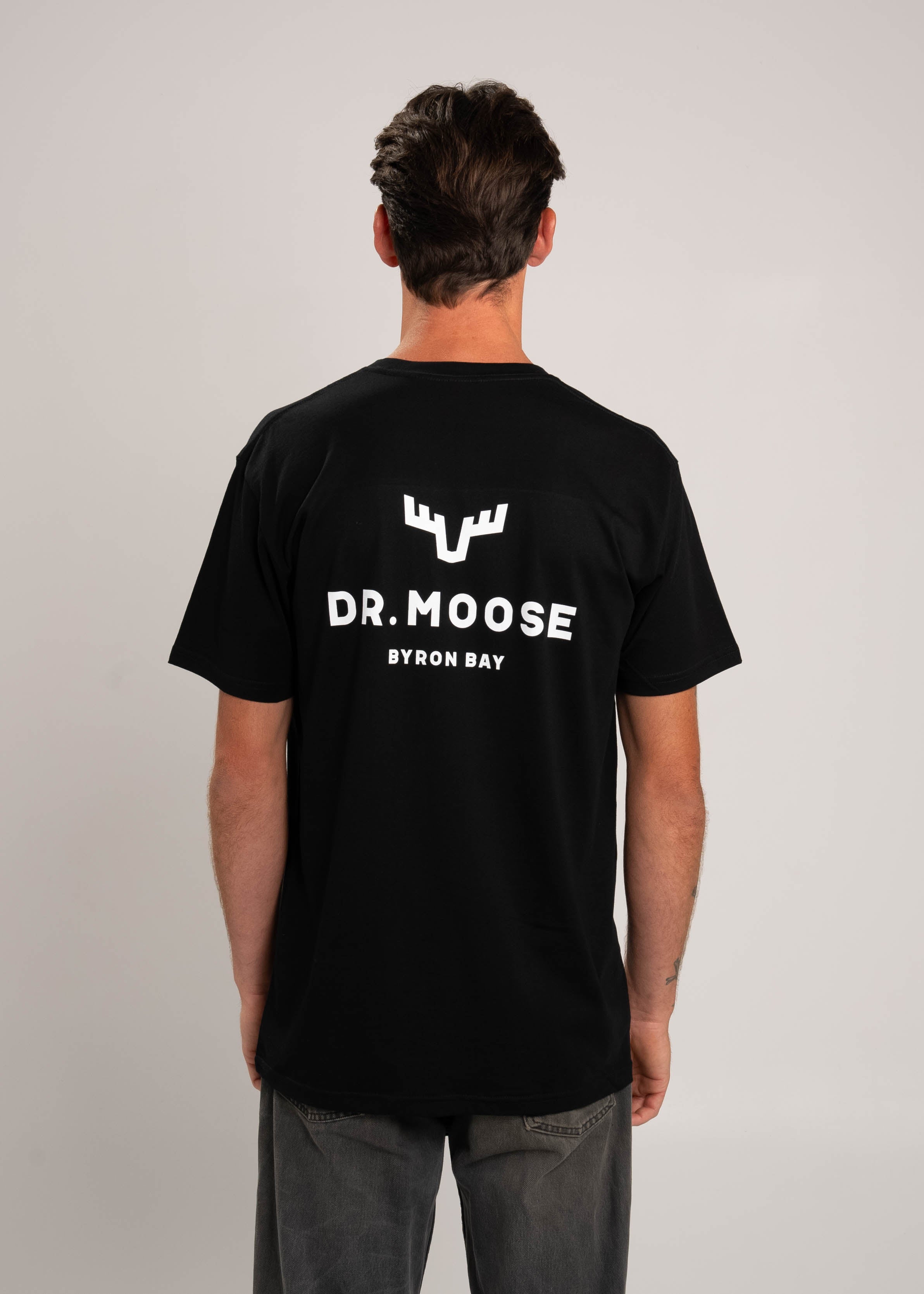 Dr.Moose T-Shirts T-Shirt Black / XL Dr. Moose Antlers Black T-Shirt