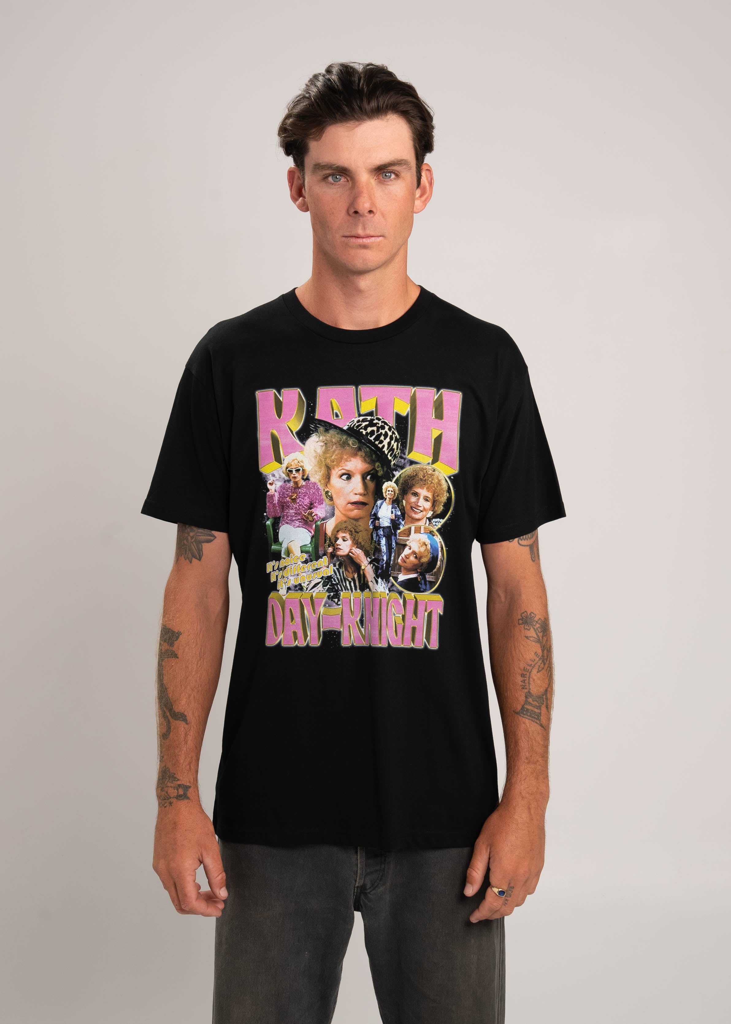 Dr.Moose T-Shirts T-Shirt Black / XL Kath 90's Bootleg Rap T-Shirt