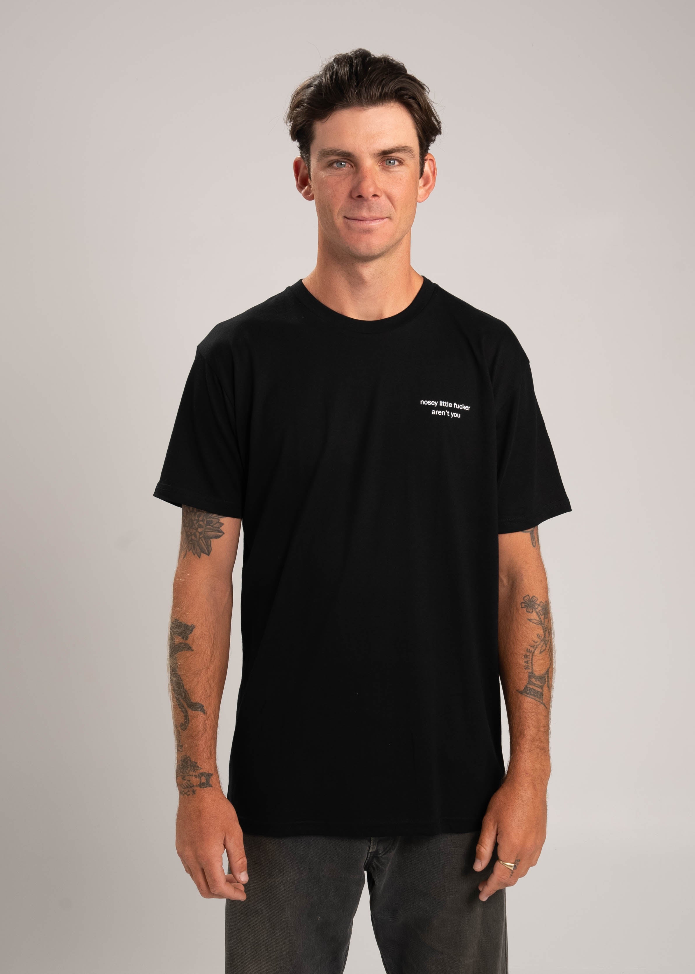 Dr.Moose T-Shirts T-Shirt Black / XL Nosey Little F*cker T-Shirt