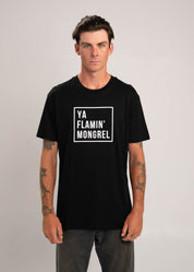 Dr.Moose T-Shirts T-Shirt Black / XL Ya Flamin' Mongrel T-Shirt
