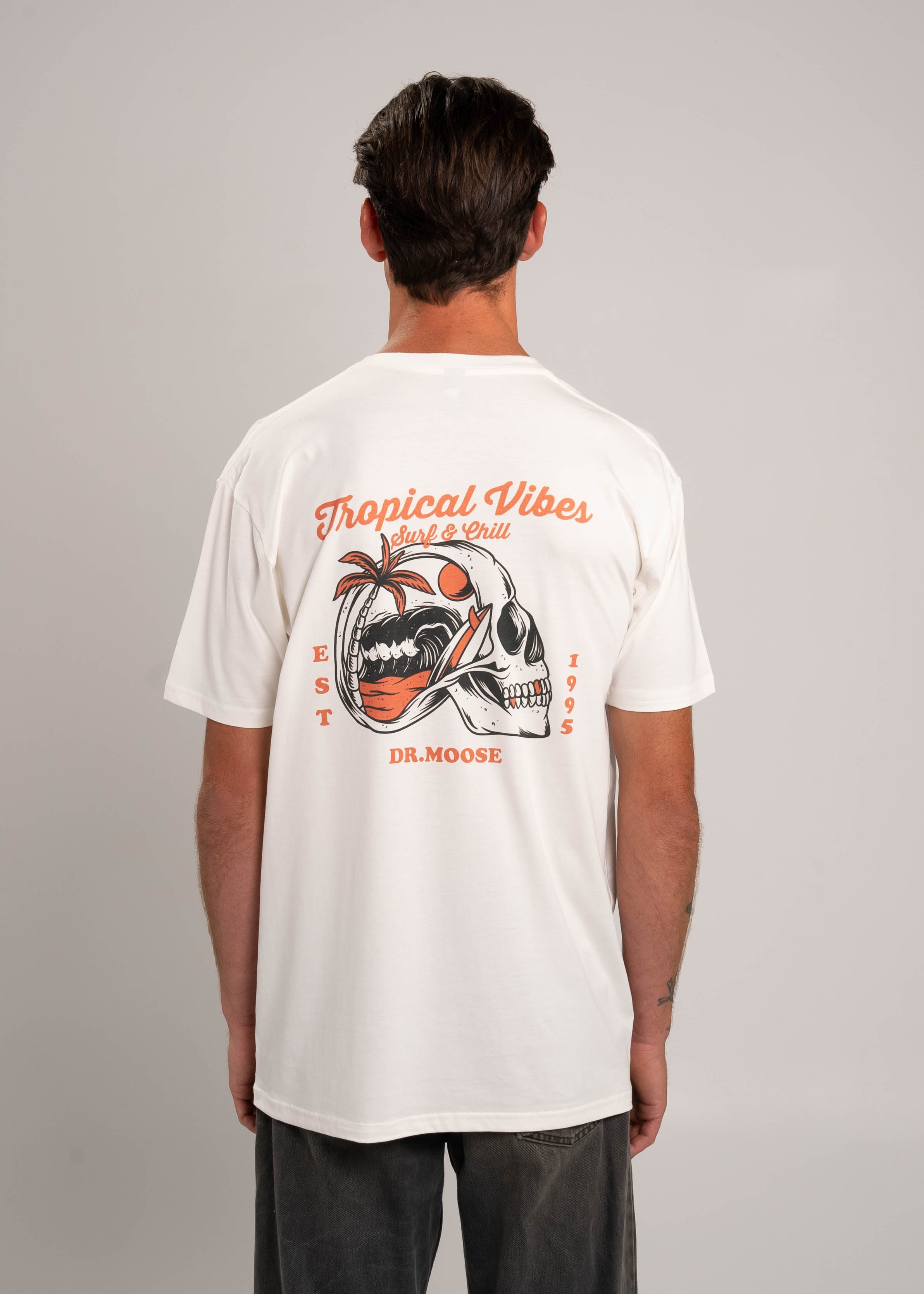 Dr.Moose T-Shirts T-Shirt Cream / L Tropical Vibes T-Shirt