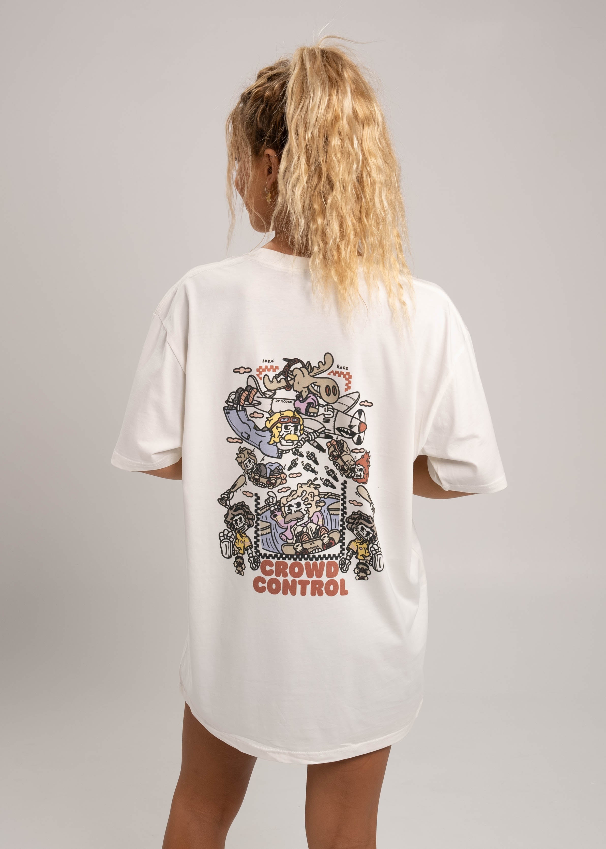 Dr.Moose T-Shirts T-Shirt Crowd Control T-Shirt