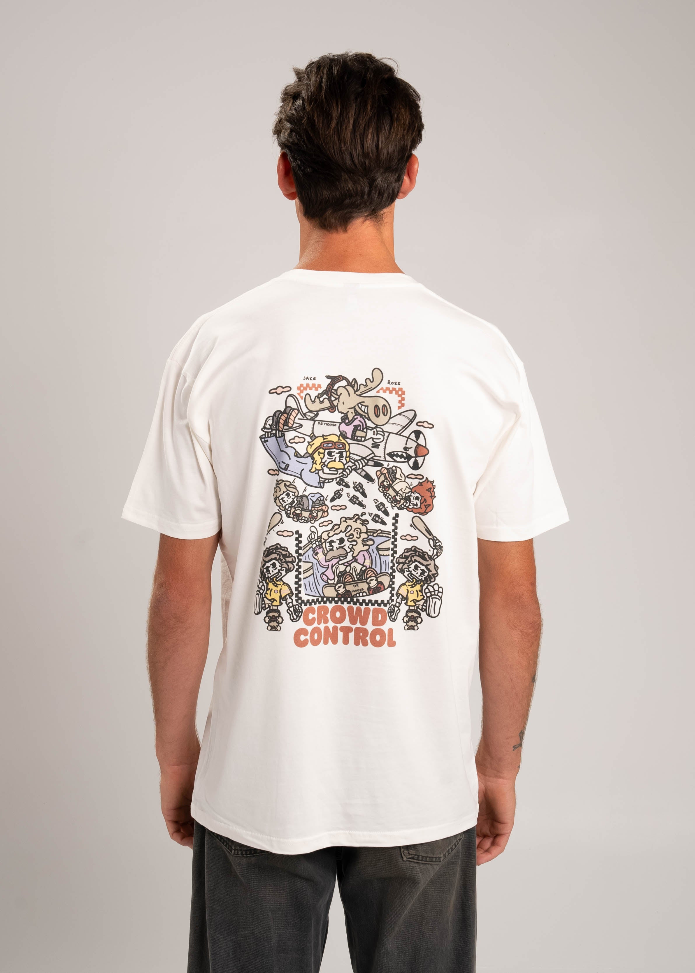 Dr.Moose T-Shirts T-Shirt Crowd Control T-Shirt
