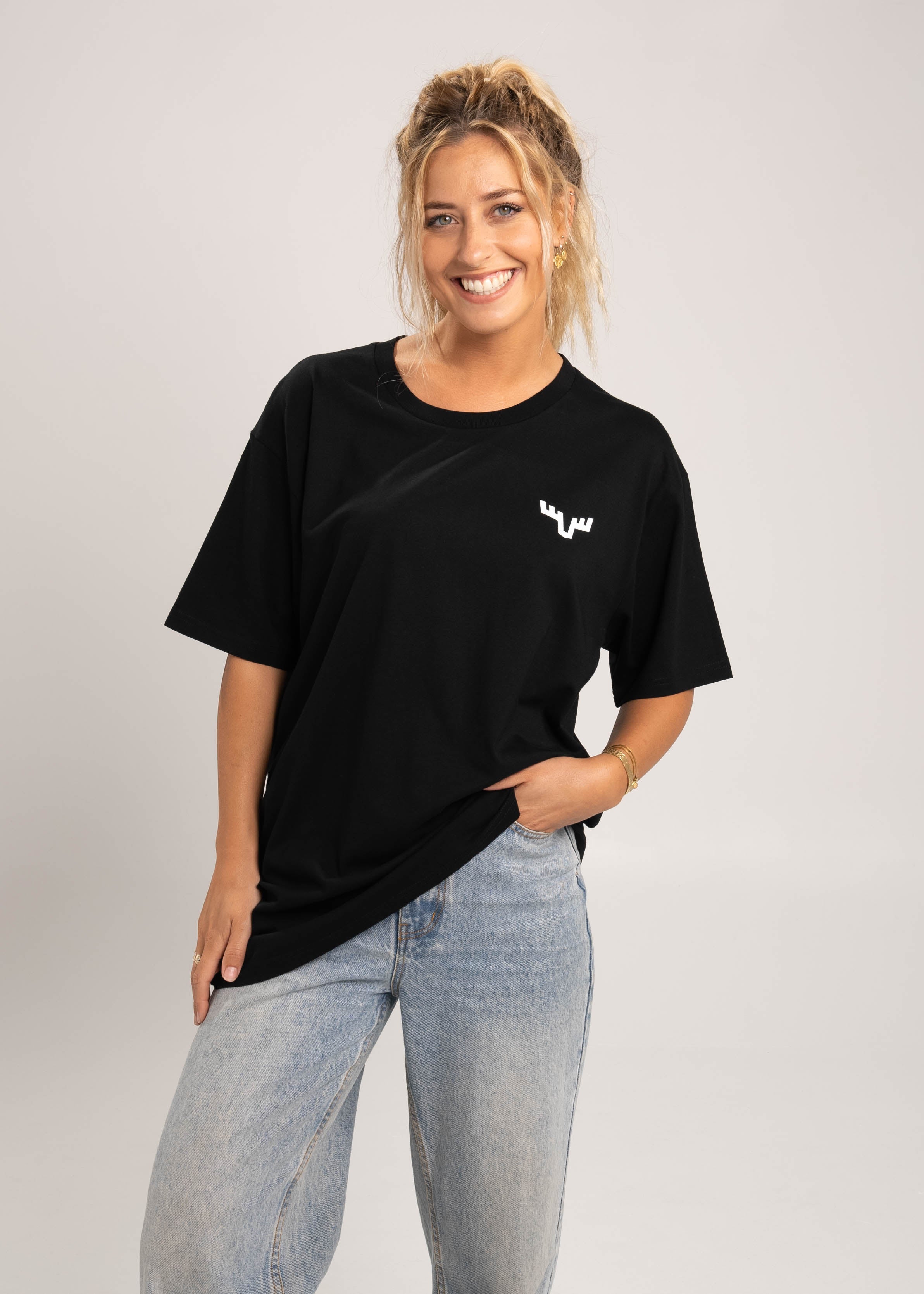 Dr.Moose T-Shirts T-Shirt Dr. Moose Antlers Black T-Shirt