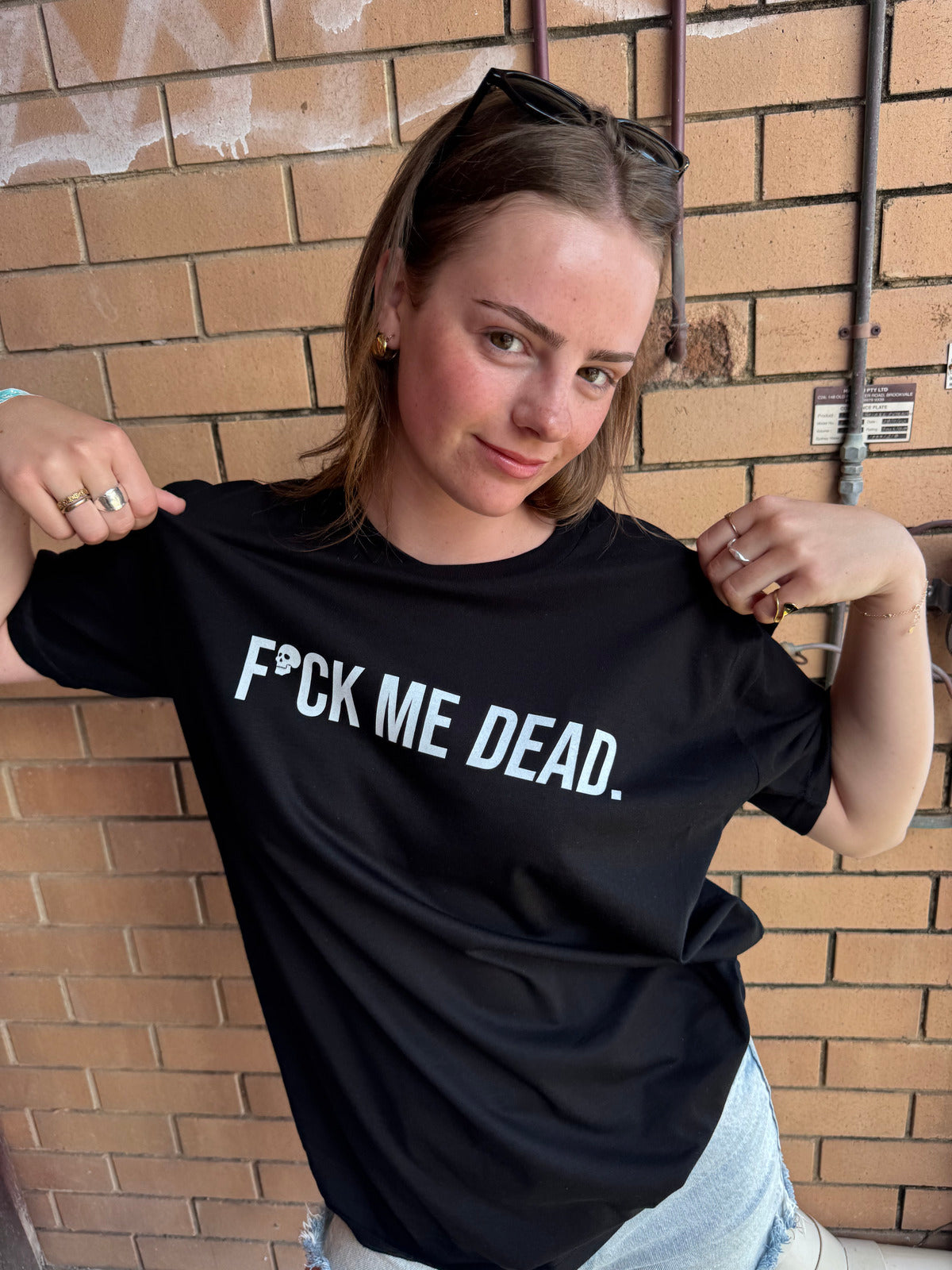 Dr.Moose T-Shirts T-Shirt F*ck Me Dead T-Shirt