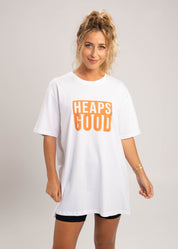 Dr.Moose Byron Bay White / S Heaps Good Funny Aussie T-Shirt