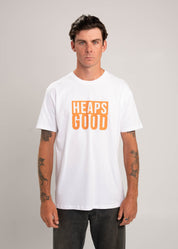 Dr.Moose Byron Bay White / S Heaps Good Funny Aussie T-Shirt