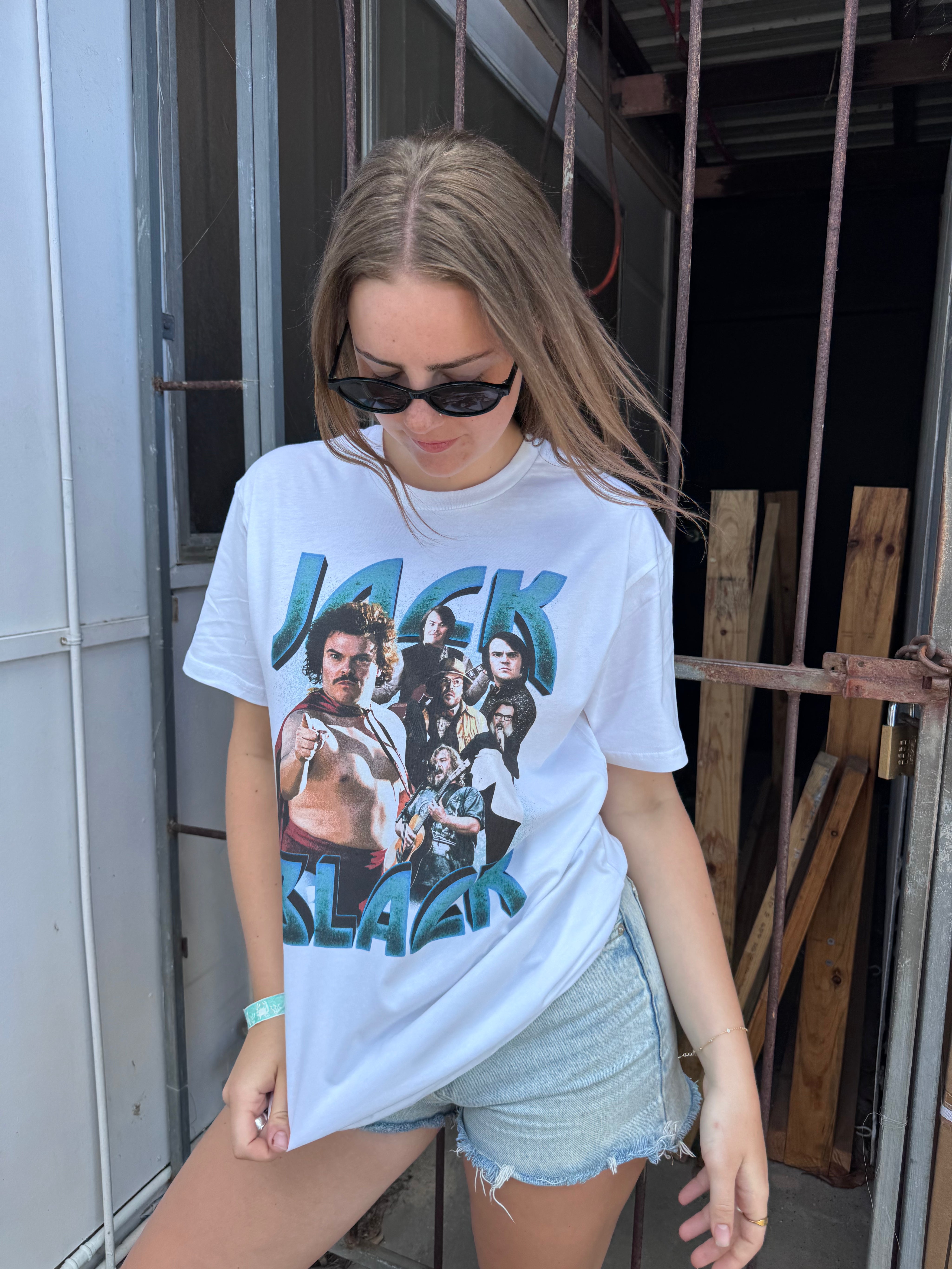 black street bootleg raptees rap tシャツ Jack Black 90's Bootleg Rap T-Shirt – Dr.Moose