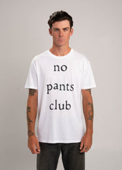 Dr.Moose T-Shirts T-Shirt No Pants Club Large Print T-Shirt