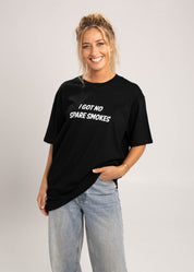 Dr.Moose T-Shirts T-Shirt No Spare Smokes T-Shirt