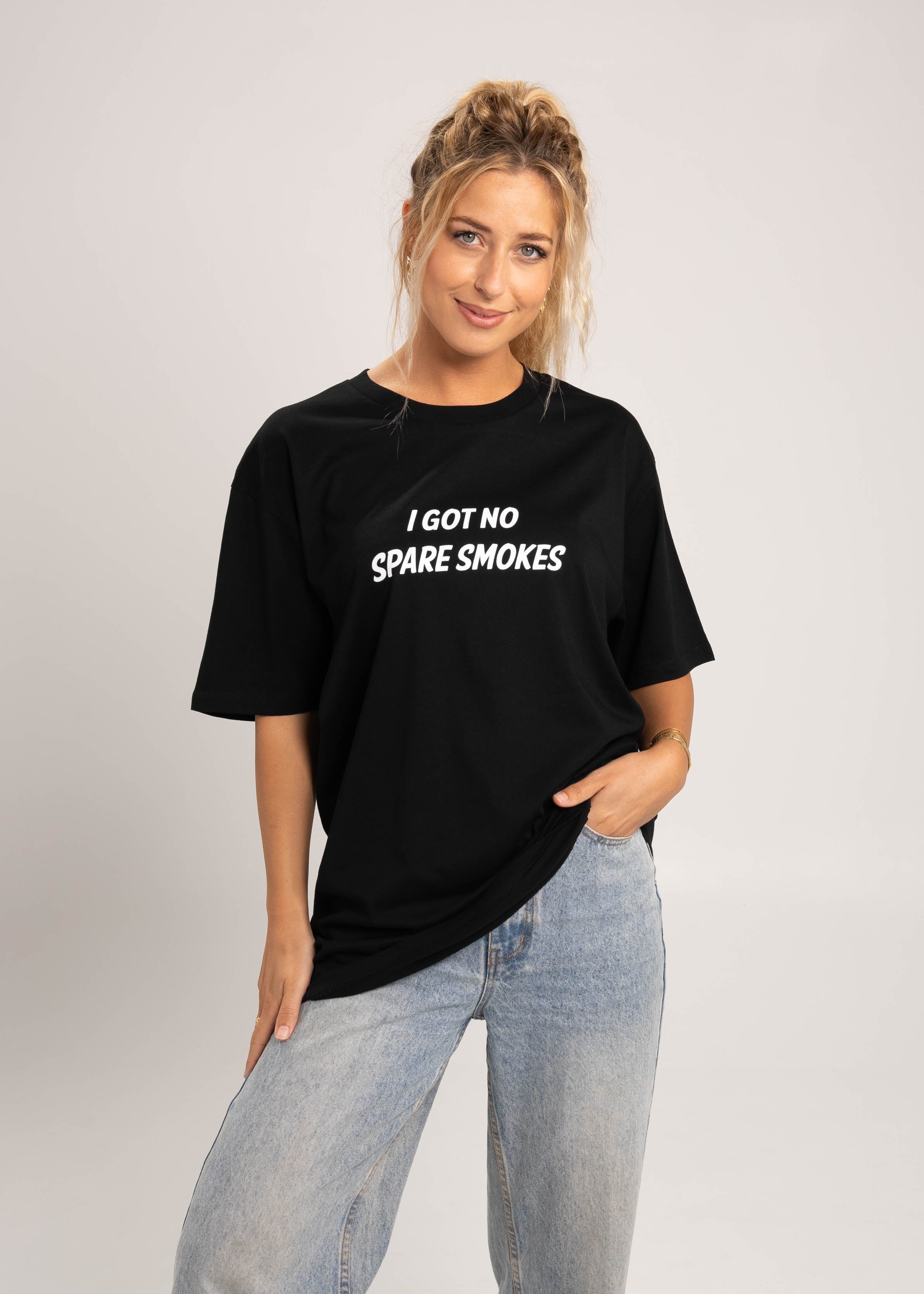Dr.Moose T-Shirts T-Shirt No Spare Smokes T-Shirt