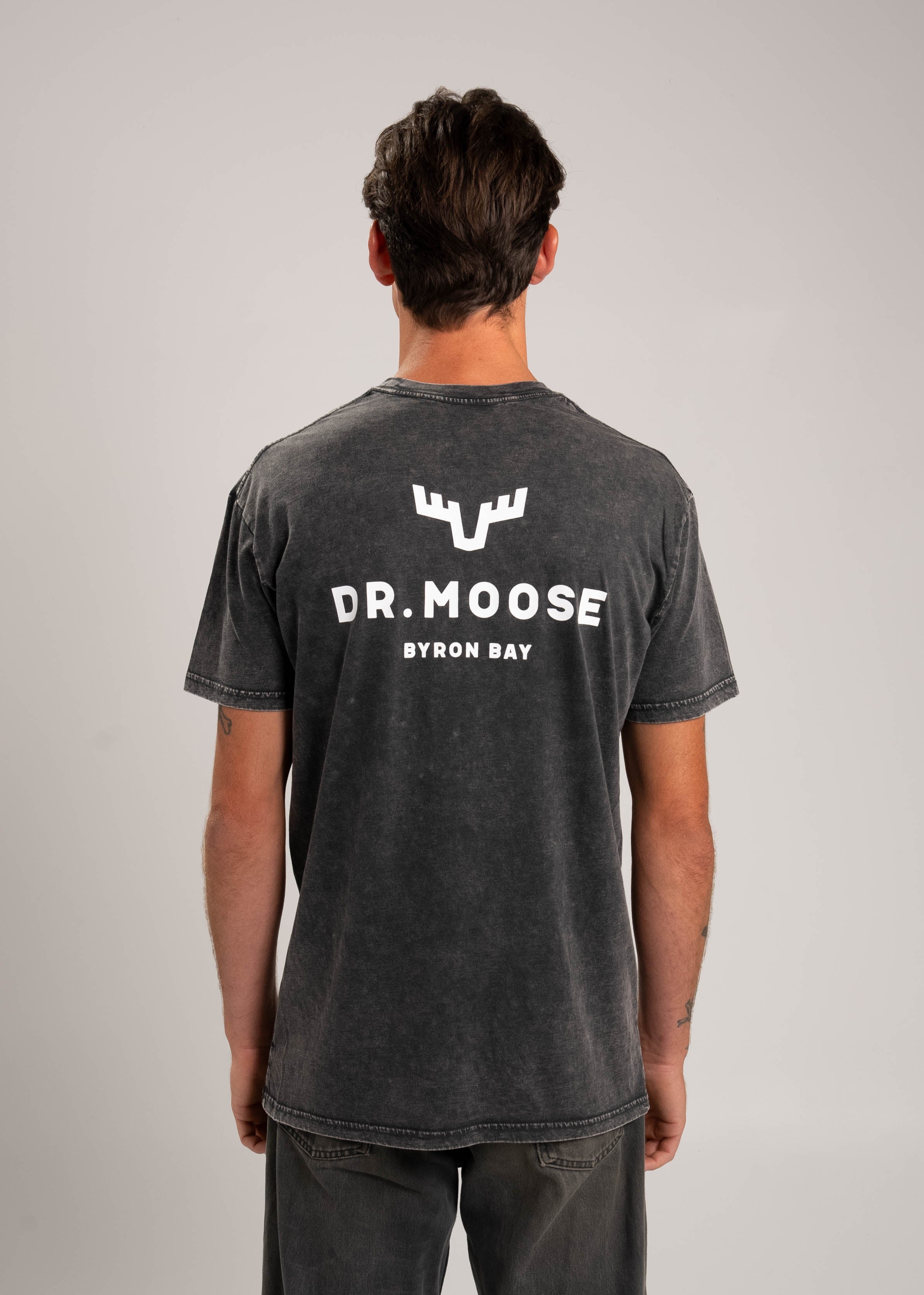 Dr.Moose T-Shirts T-Shirt Stonewash / L Dr. Moose Antlers Stonewash T-Shirt