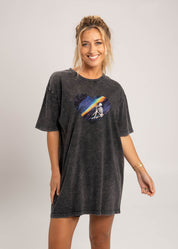Dr.Moose T-Shirts T-Shirt Stonewash / M Existential Skeleton T-Shirt