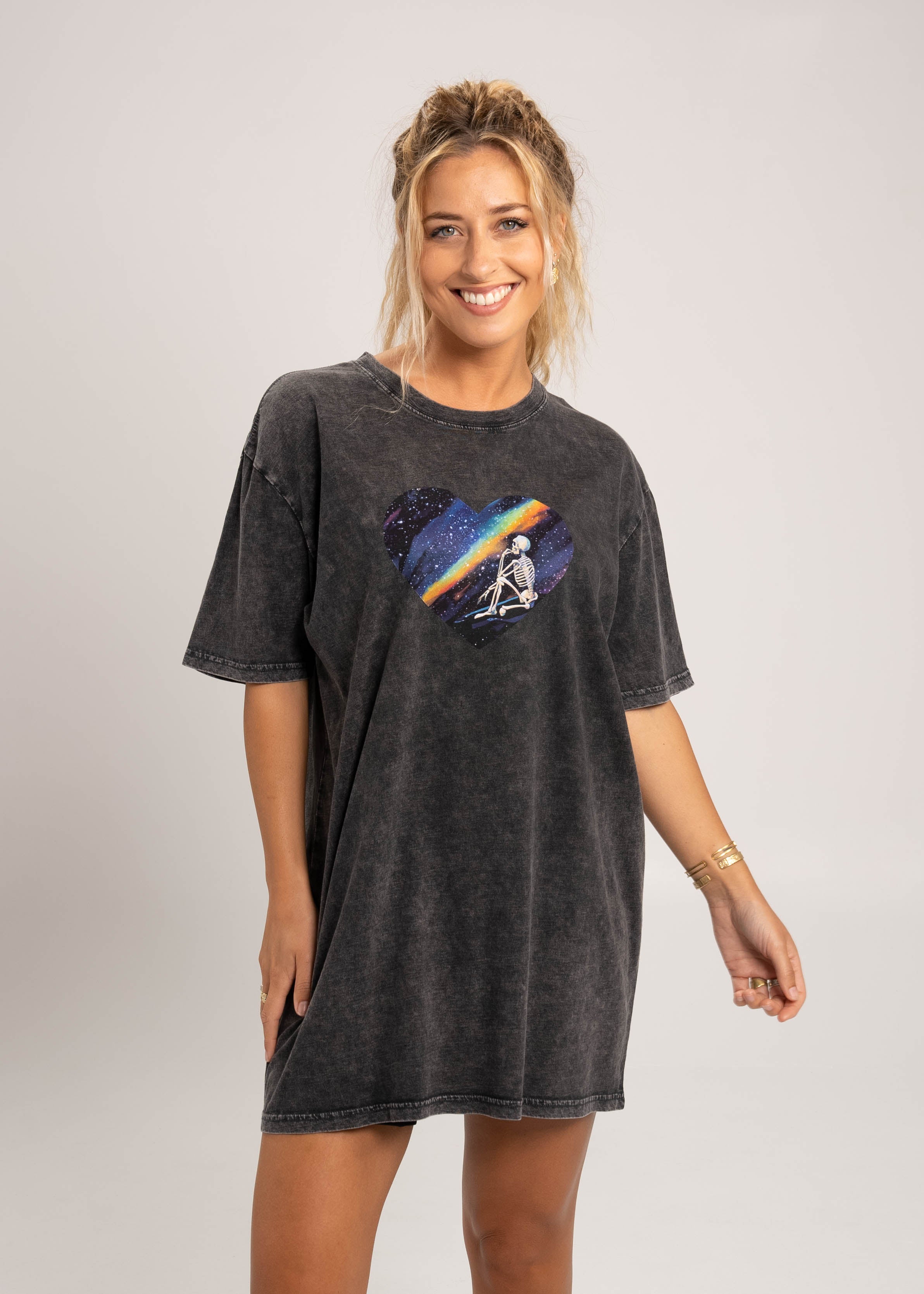 Dr.Moose T-Shirts T-Shirt Stonewash / M Existential Skeleton T-Shirt