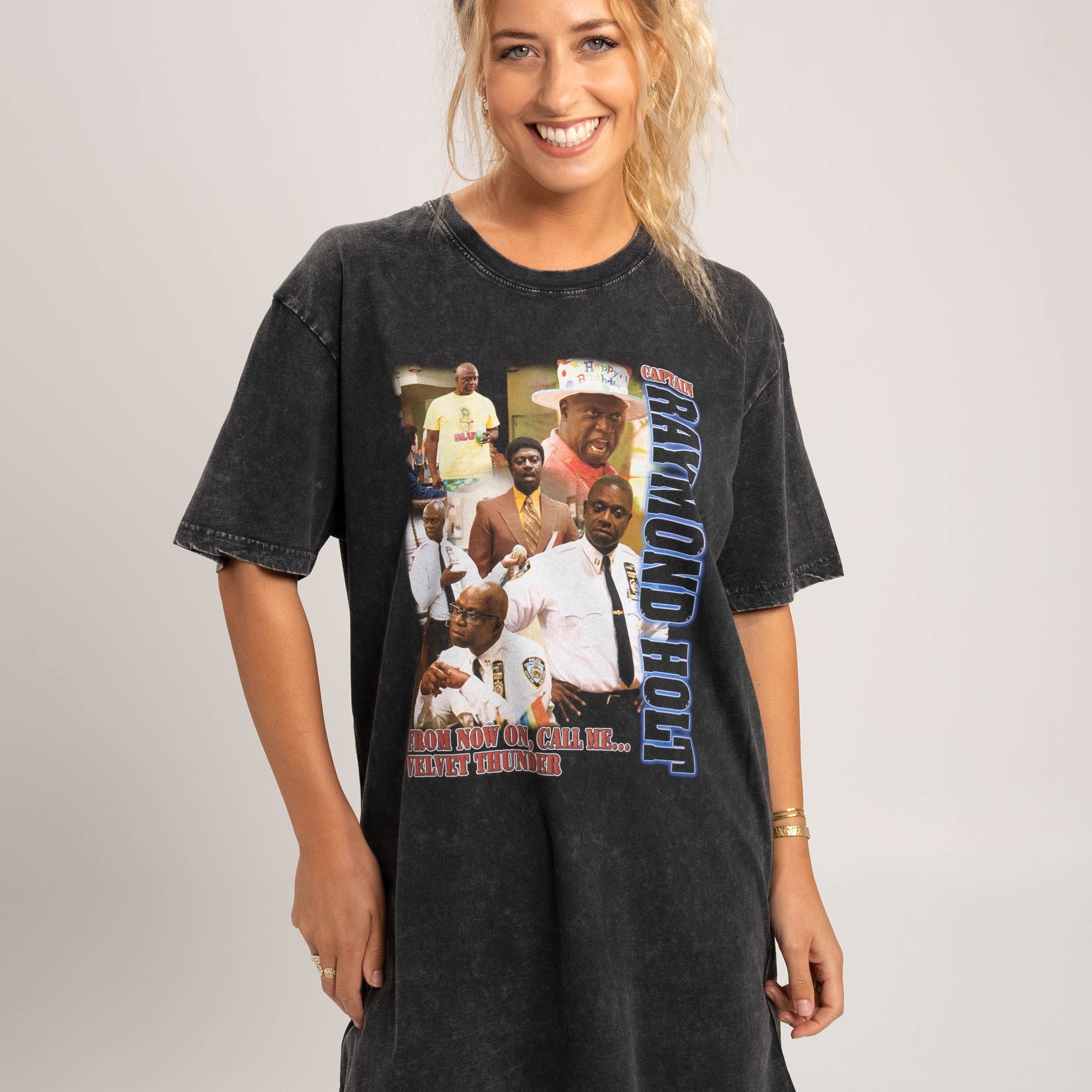  M Raymond Holt 90's Bootleg Rap T-Shirt