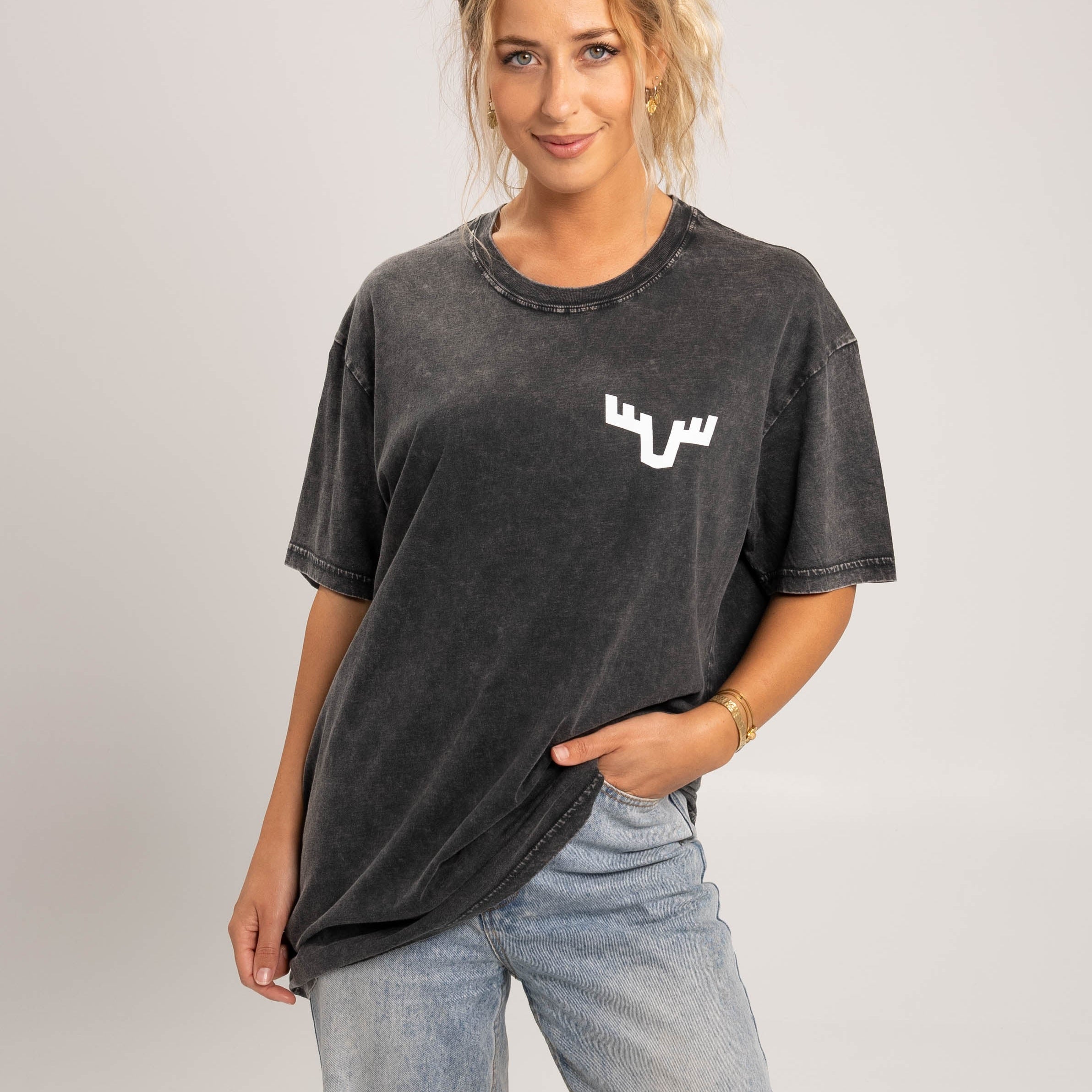  S Dr. Moose Antlers Stonewash T-Shirt