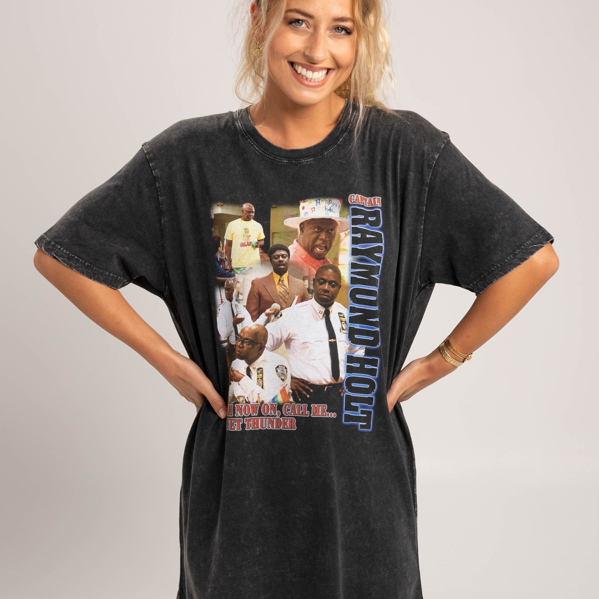  S Raymond Holt 90's Bootleg Rap T-Shirt