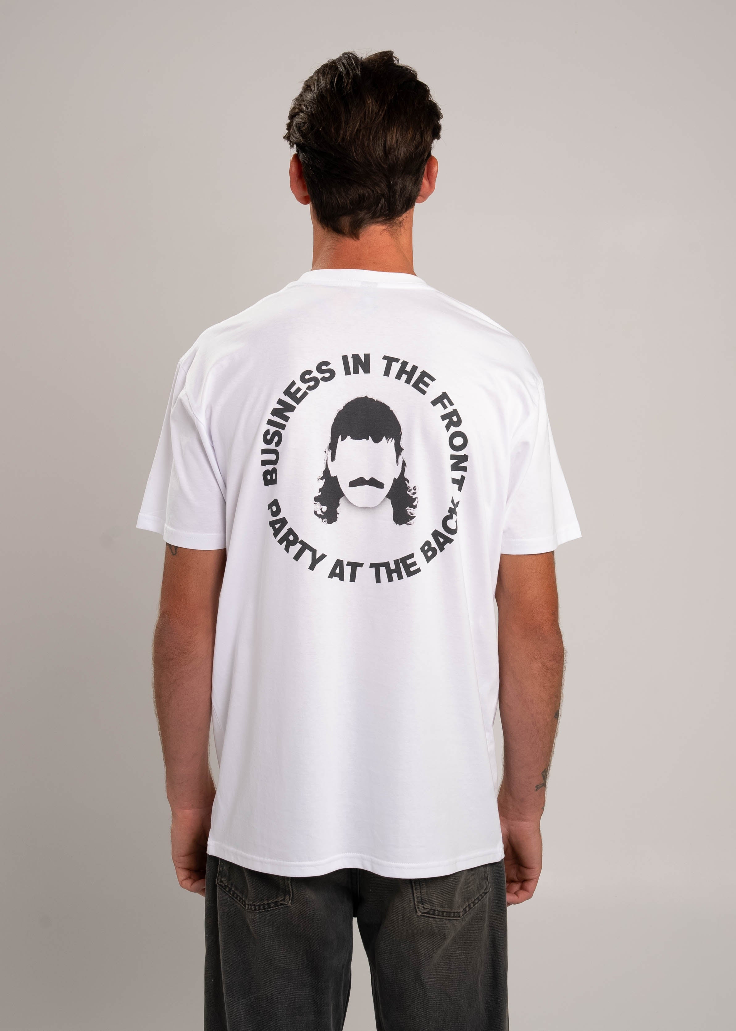 Dr.Moose T-Shirts T-Shirt White / 2XL Dr.Moose Mullet Club T-Shirt