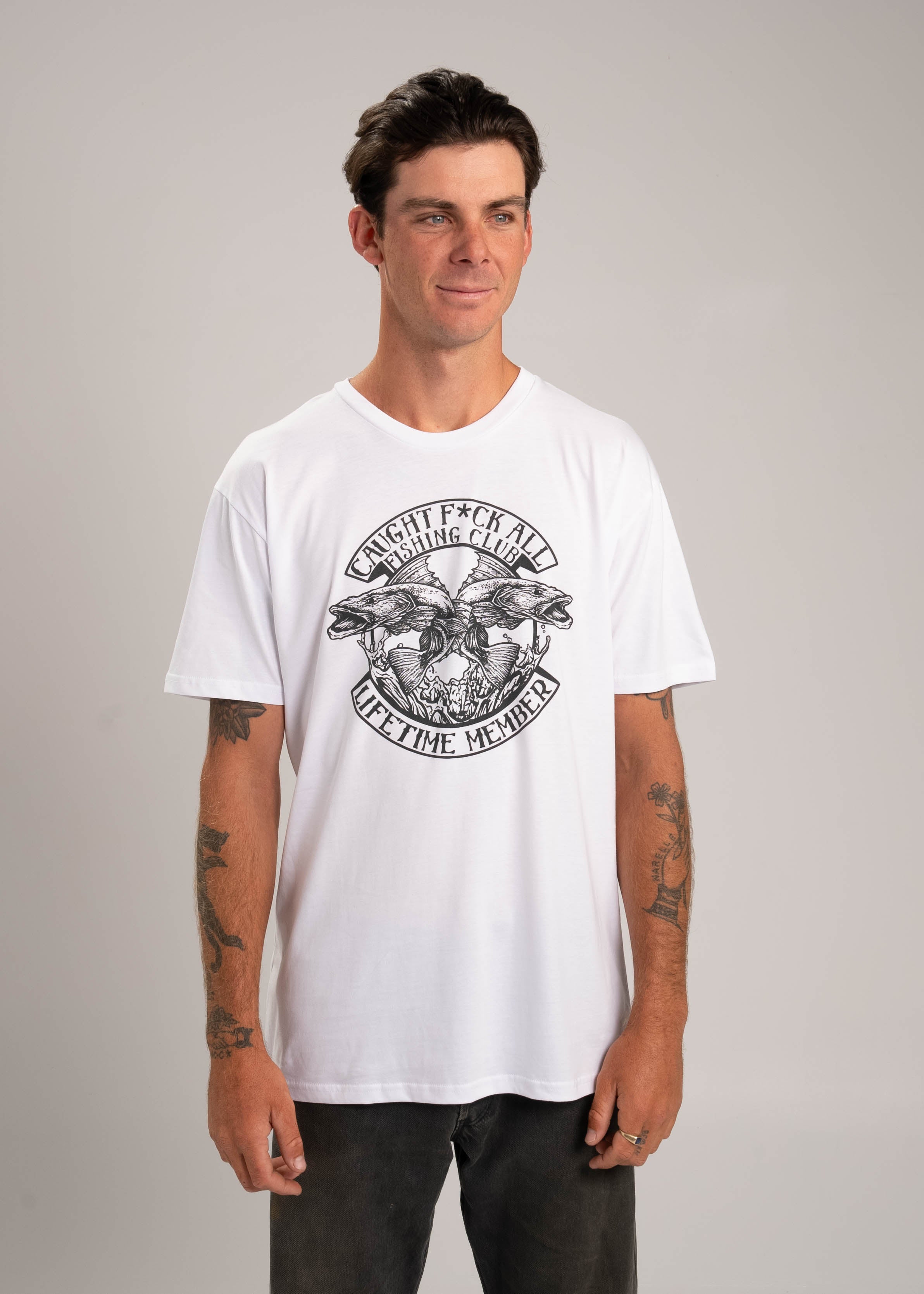 Dr.Moose T-Shirts T-Shirt White / 2XL F All Fishing T-Shirt