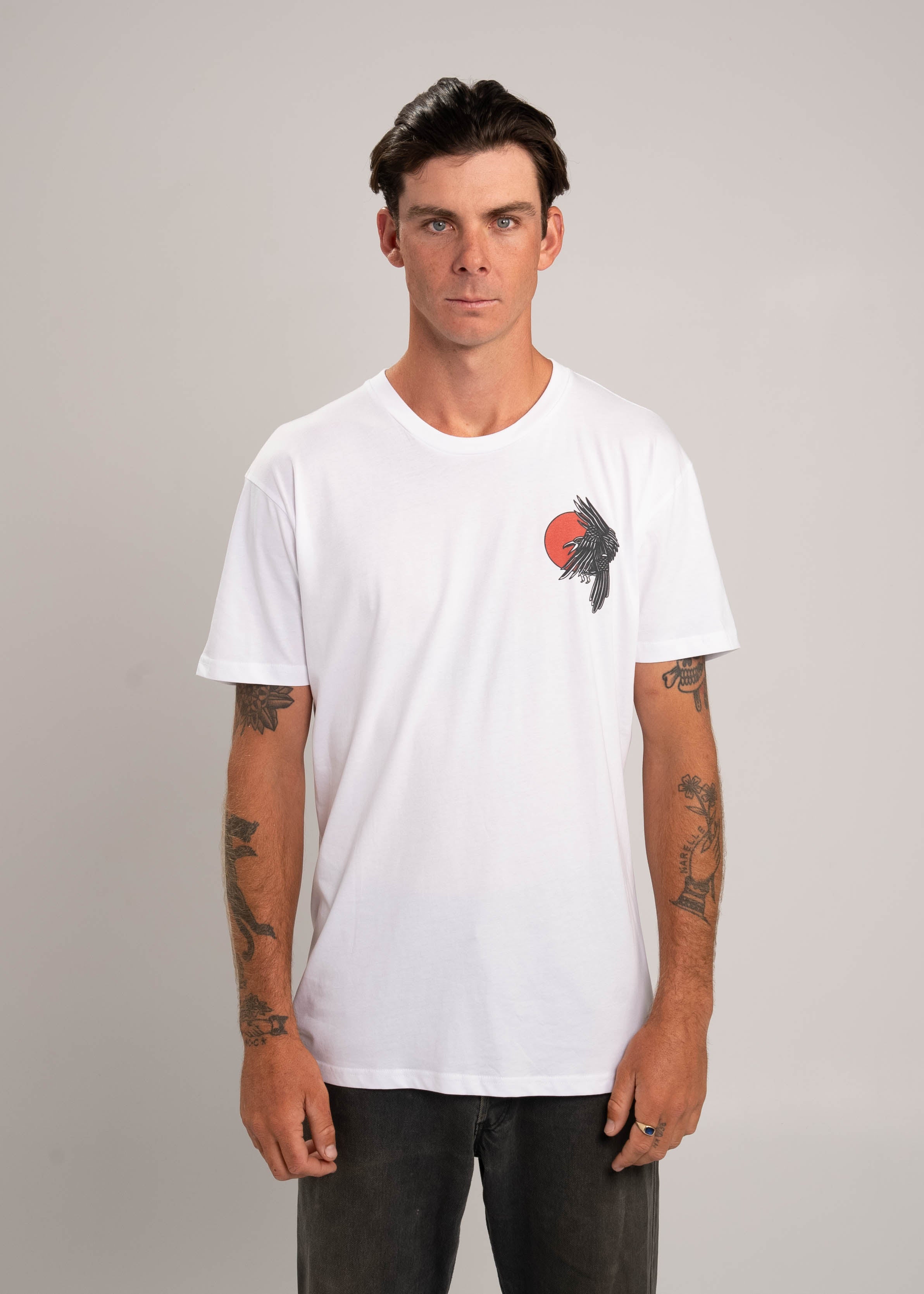 Dr.Moose T-Shirts T-Shirt White / 2XL Stone The Crows Graphic T-Shirt