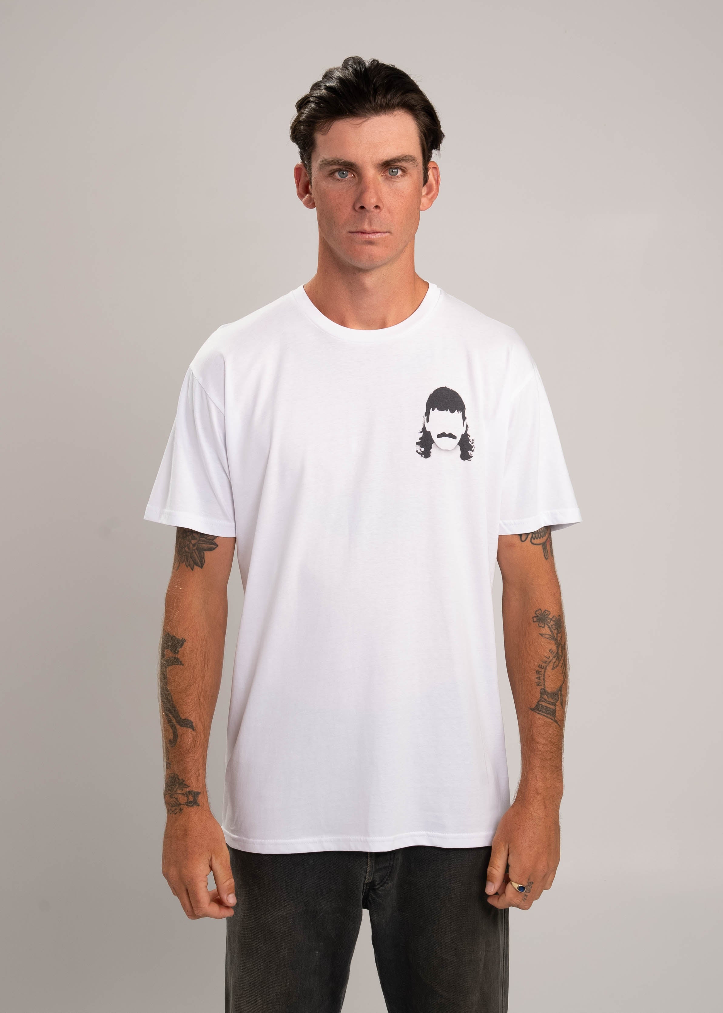 Dr.Moose T-Shirts T-Shirt White / 3XL Dr.Moose Mullet Club T-Shirt