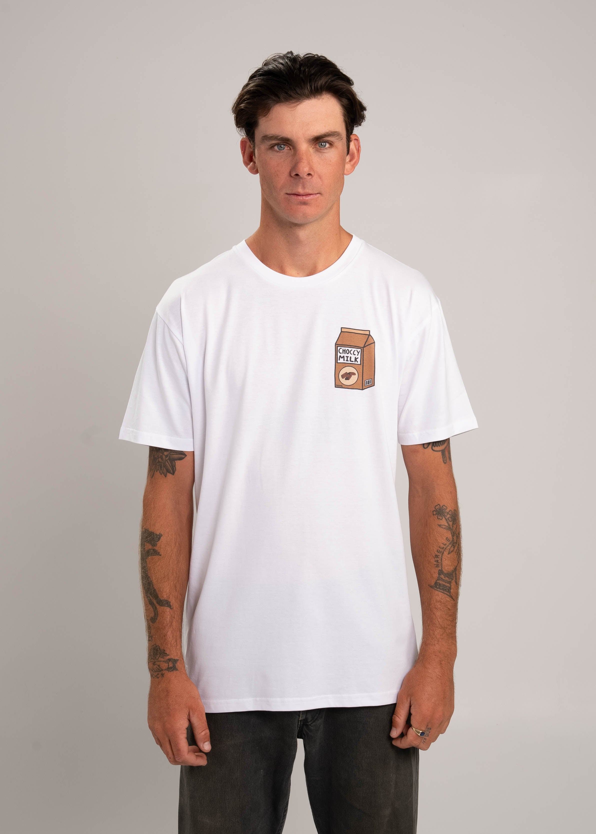Dr.Moose T-Shirts T-Shirt White / M Choccy Milk T-Shirt