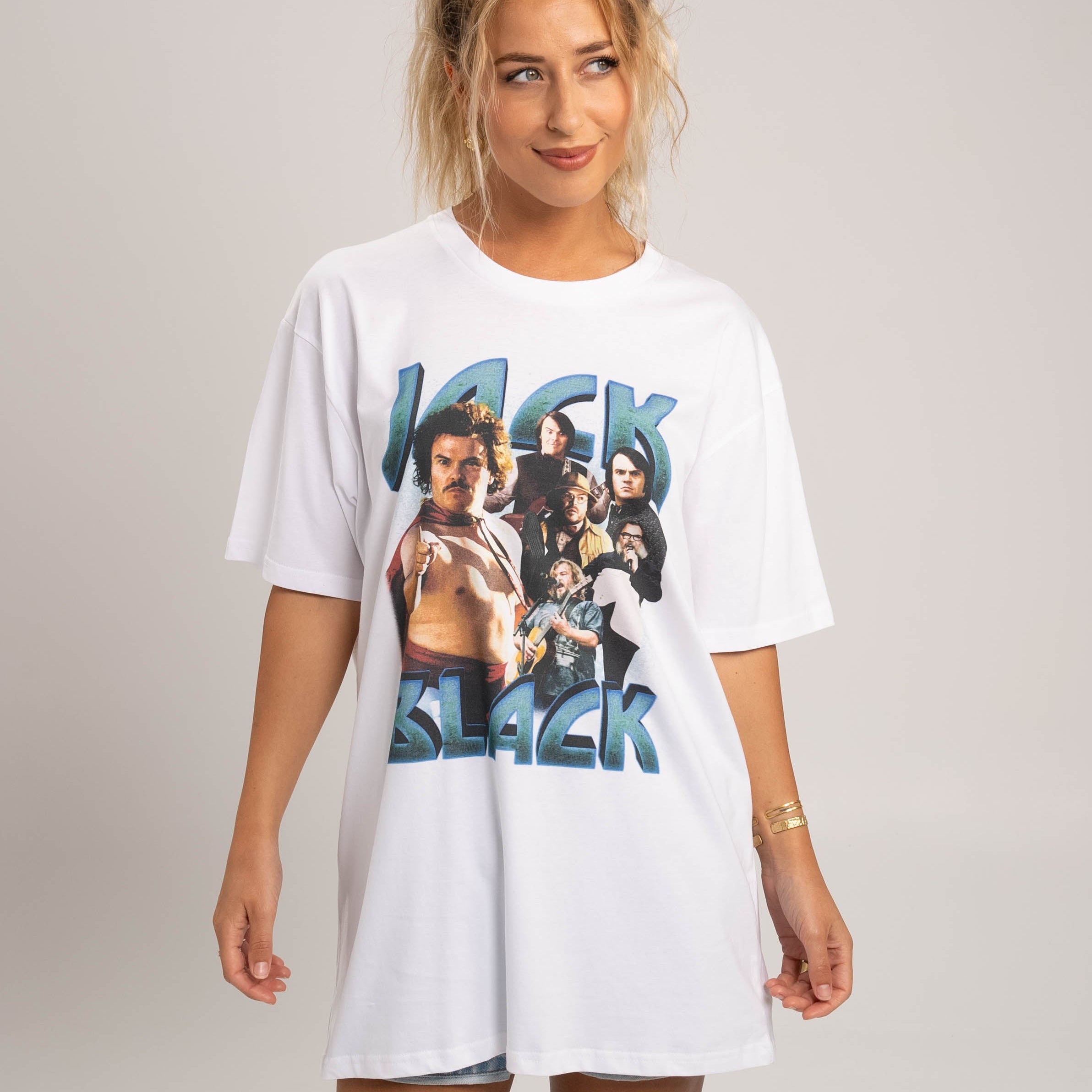  M Jack Black 90's Bootleg Rap T-Shirt