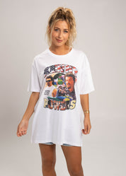 Dr.Moose T-Shirts T-Shirt White / M Kenny Powers 90's Bootleg Rap T-Shirt