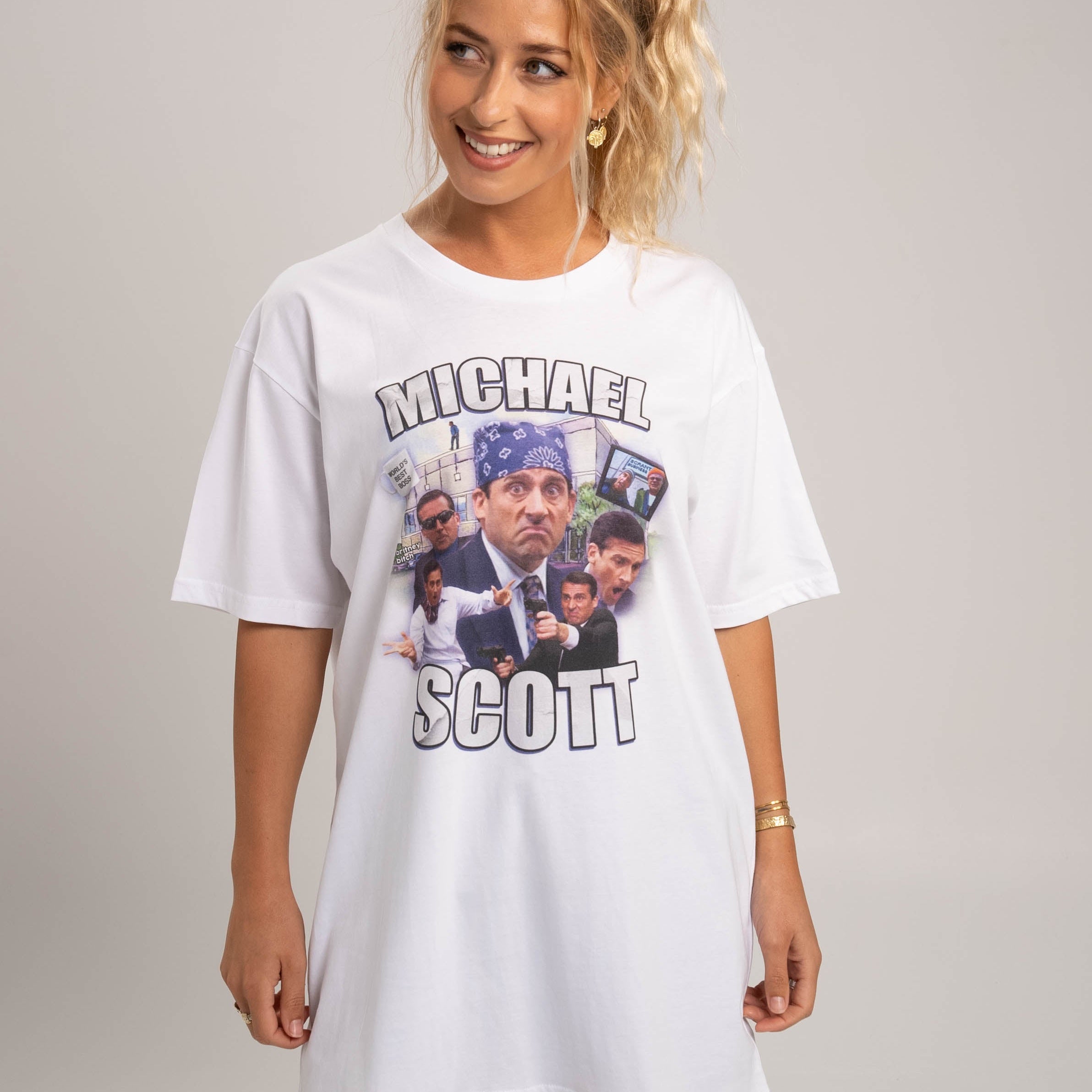  M Michael Scott 90's Bootleg Rap T-Shirt