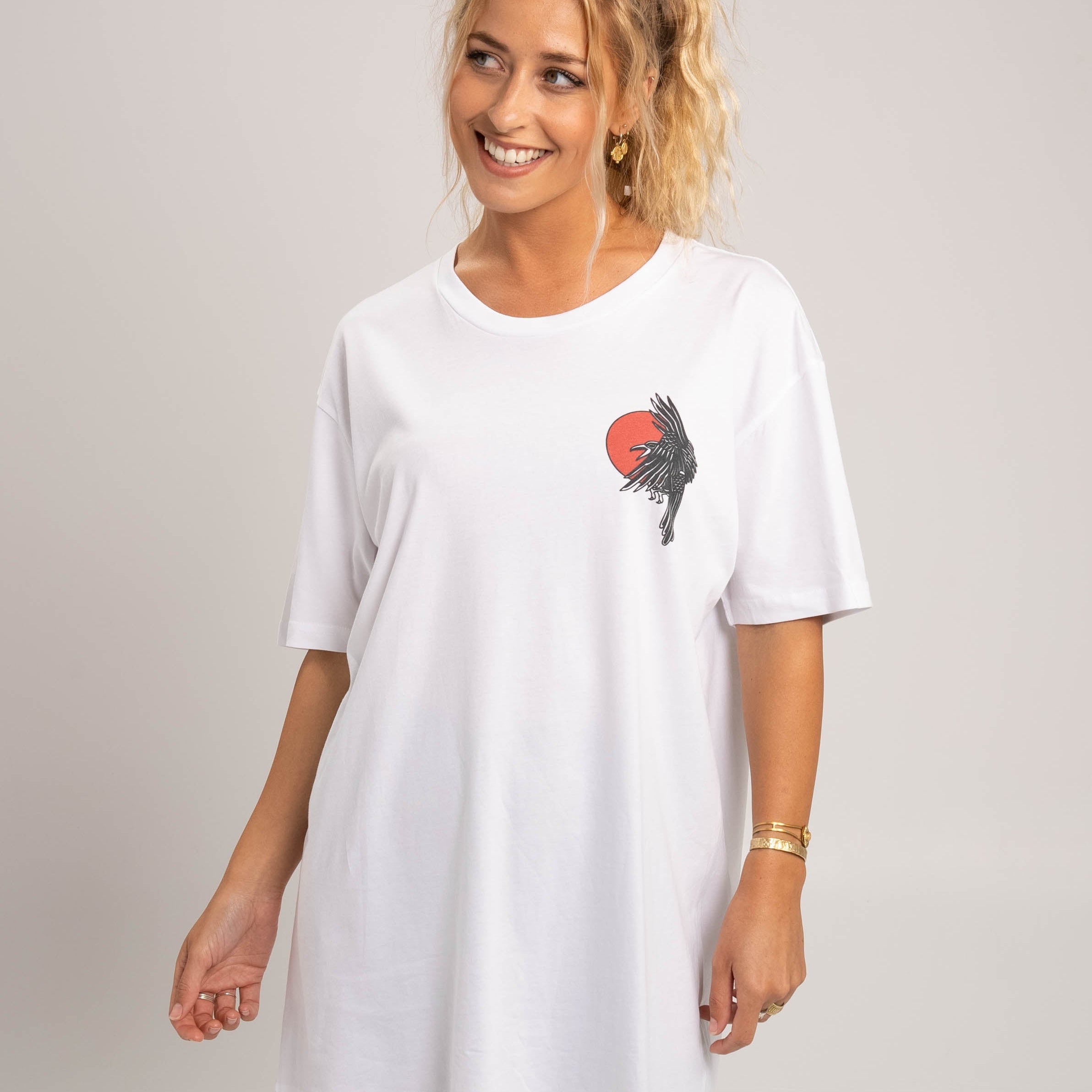  M Stone The Crows Graphic T-Shirt