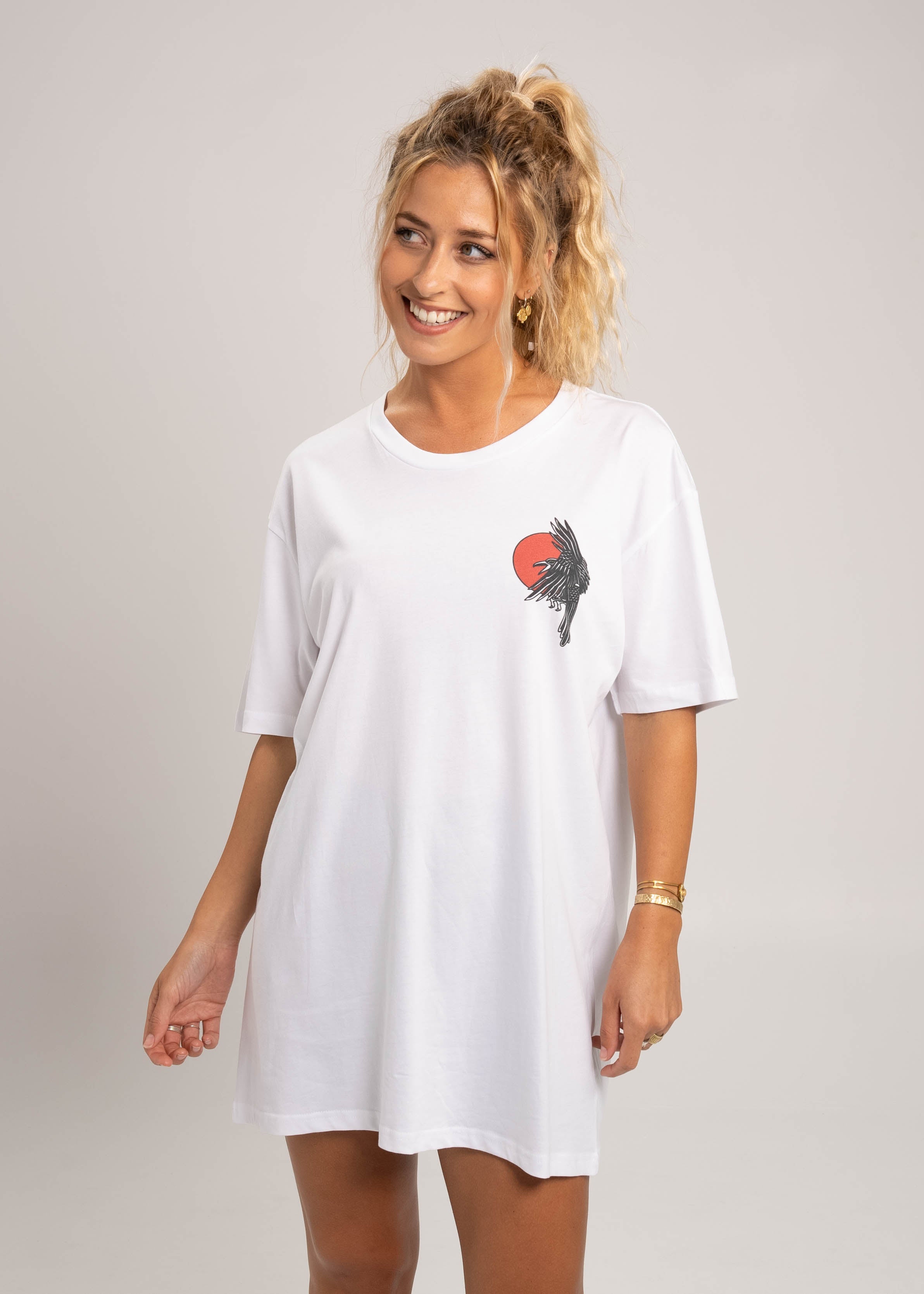 Dr.Moose T-Shirts T-Shirt White / M Stone The Crows Graphic T-Shirt