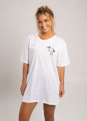 Dr.Moose T-Shirts T-Shirt White / S Bin Chicken You Out T-Shirt