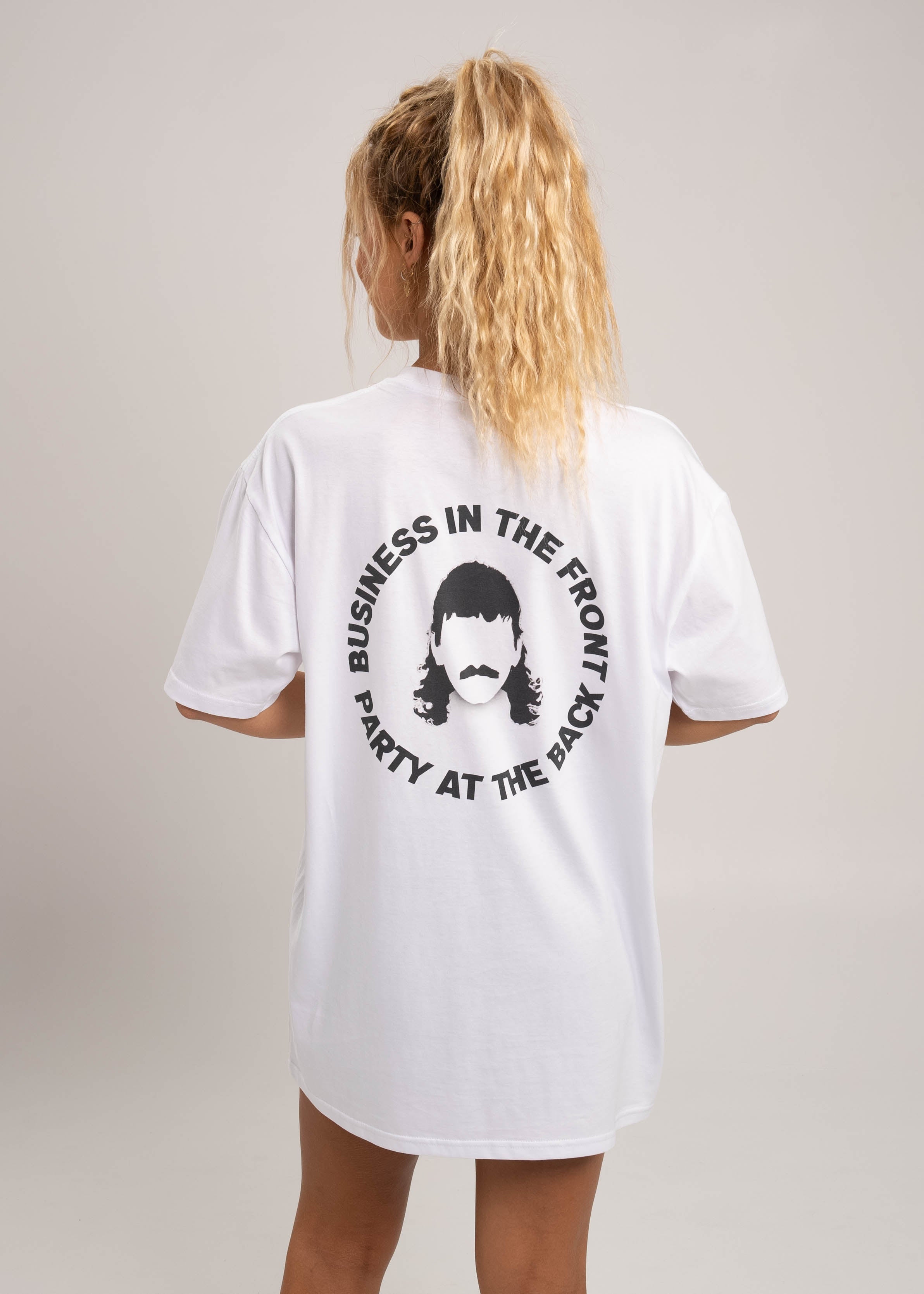 Dr.Moose T-Shirts T-Shirt White / S Dr.Moose Mullet Club T-Shirt