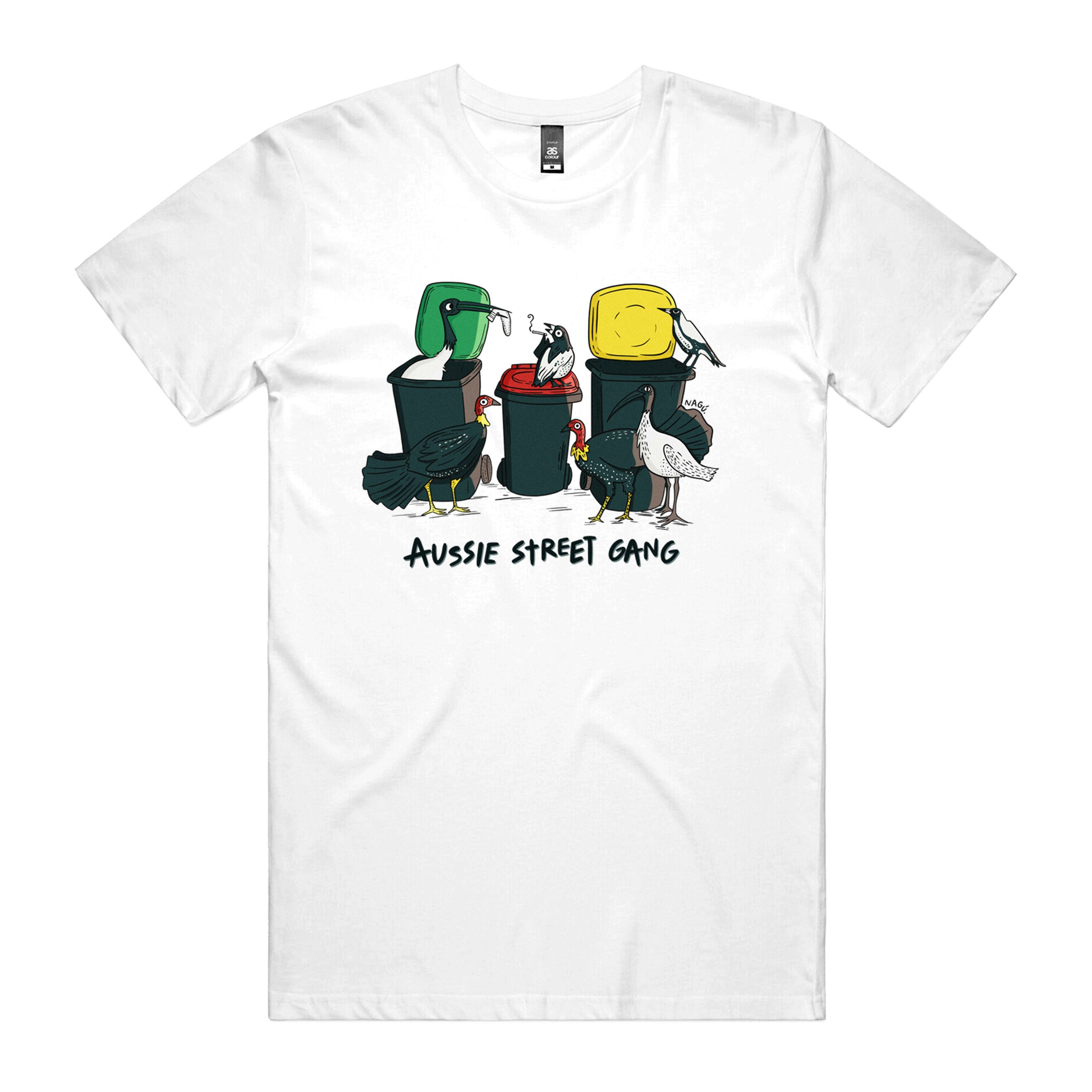 Dr.Moose T-Shirts T-Shirt White / S Dr.Moose X NAGU Aussie Street Gang T-Shirt