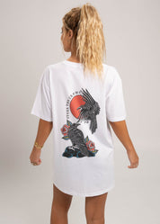 Dr.Moose T-Shirts T-Shirt White / S Stone The Crows Graphic T-Shirt