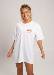 Dr.Moose T-Shirts T-Shirt White / S Straya Hot Chook T-Shirt