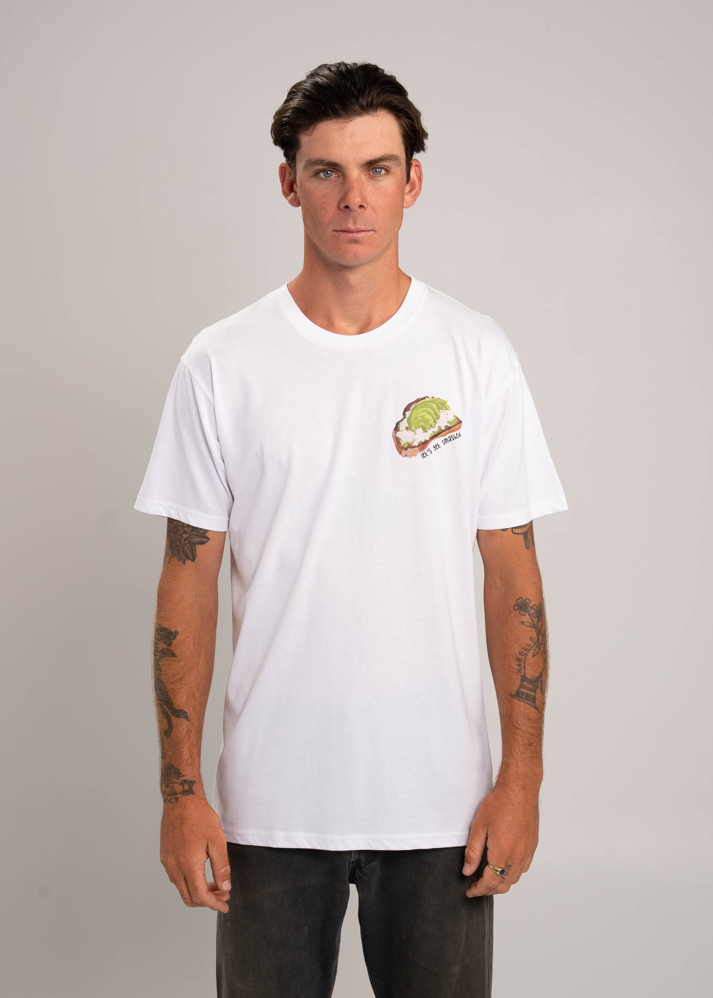 Dr.Moose T-Shirts T-Shirt White / XL Get Smashed T-Shirt