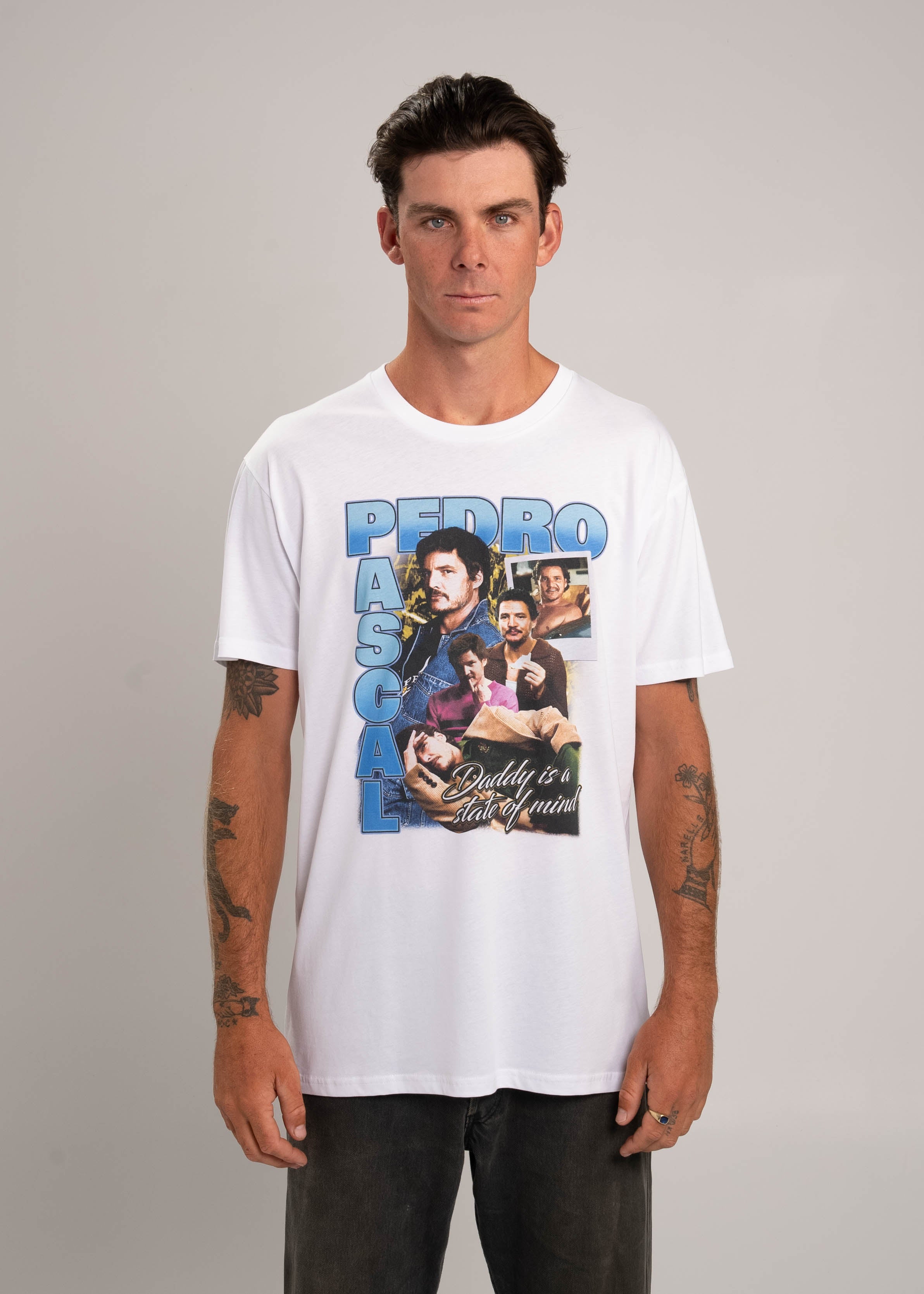 Dr.Moose T-Shirts T-Shirt White / XL Pedro Daddy 90's Bootleg Rap T-Shirt