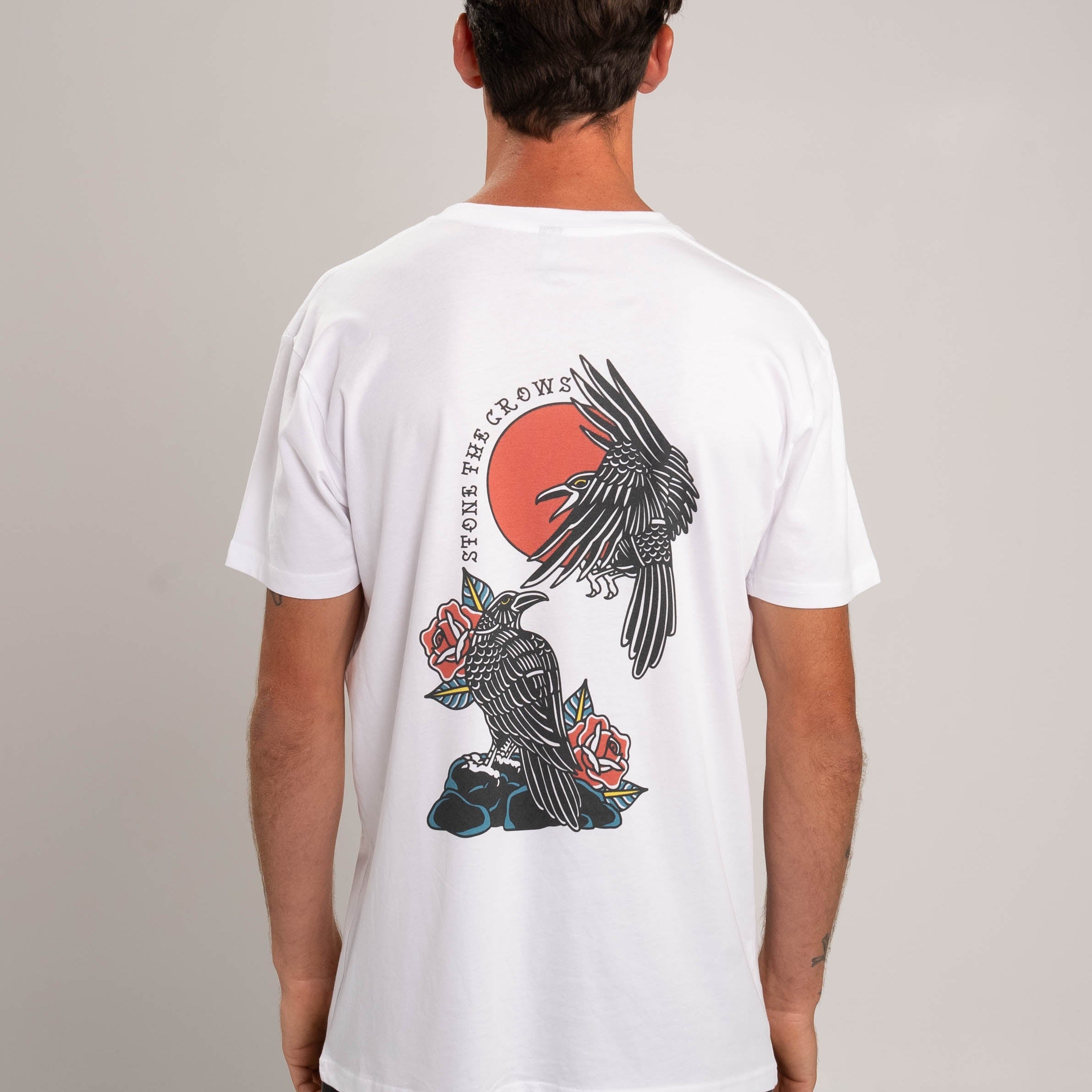  XL Stone The Crows Graphic T-Shirt