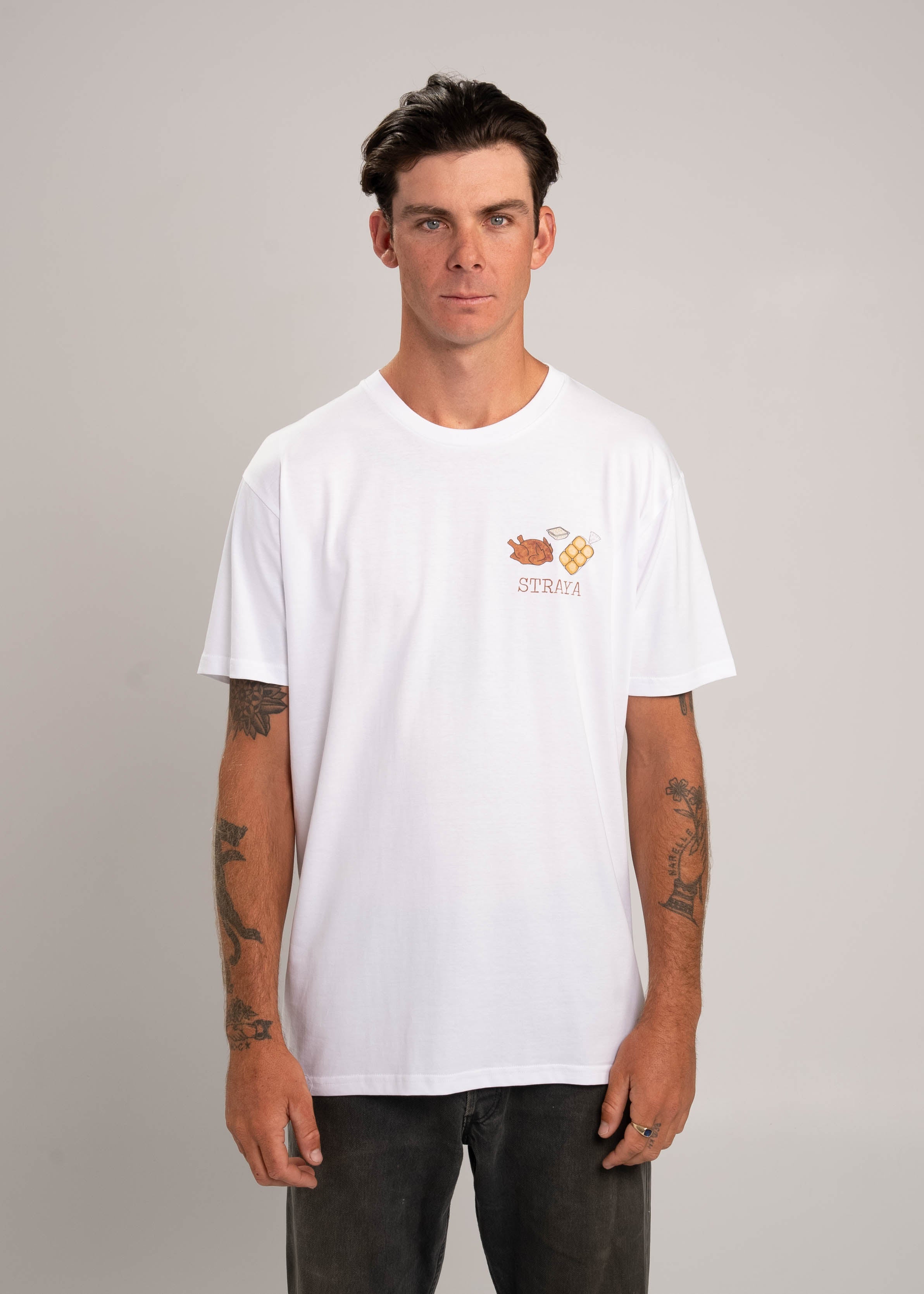 Dr.Moose T-Shirts T-Shirt White / XL Straya Hot Chook T-Shirt