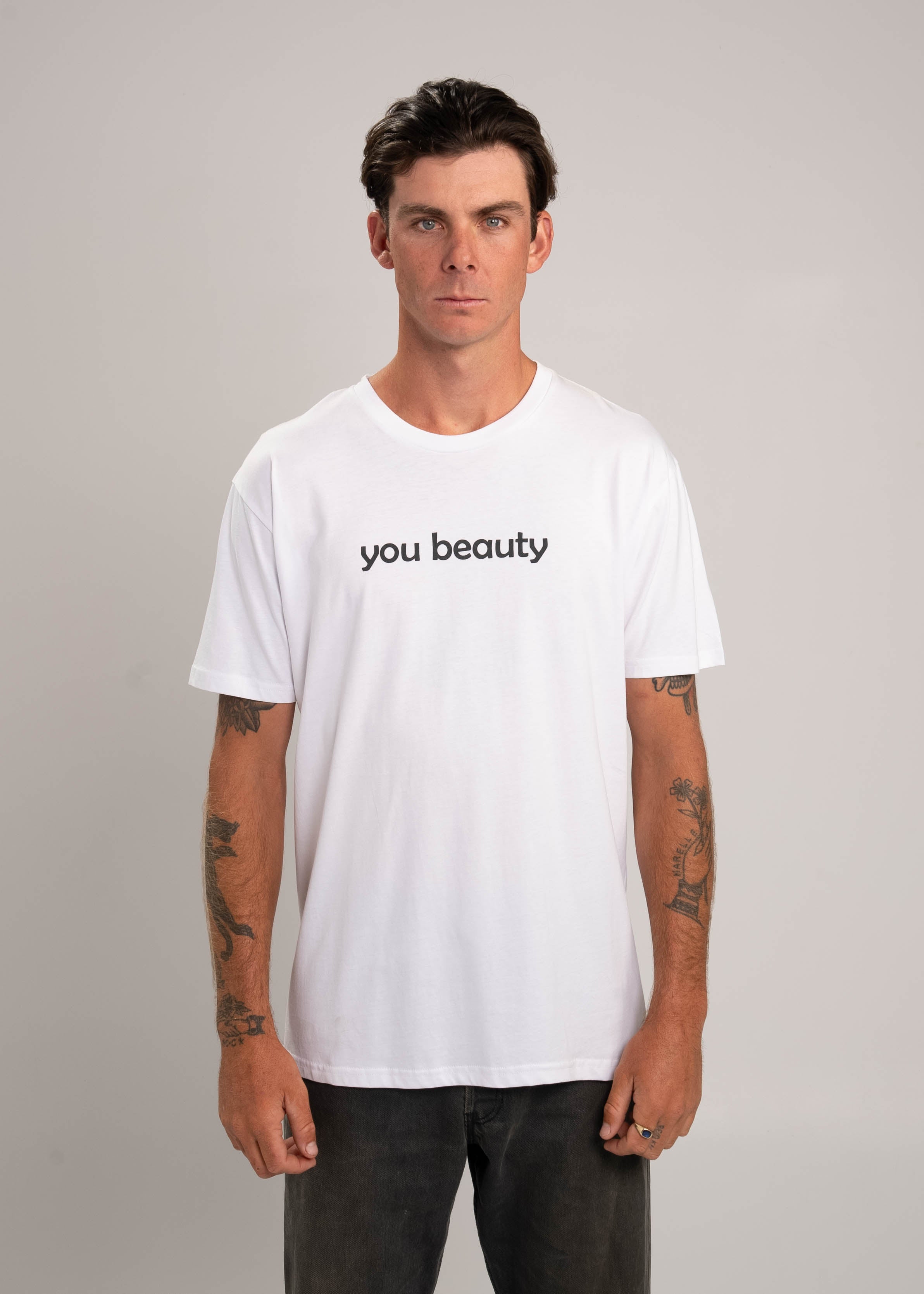 Dr.Moose Byron Bay T-Shirt You Beauty  Aussie FUnny T-Shirt